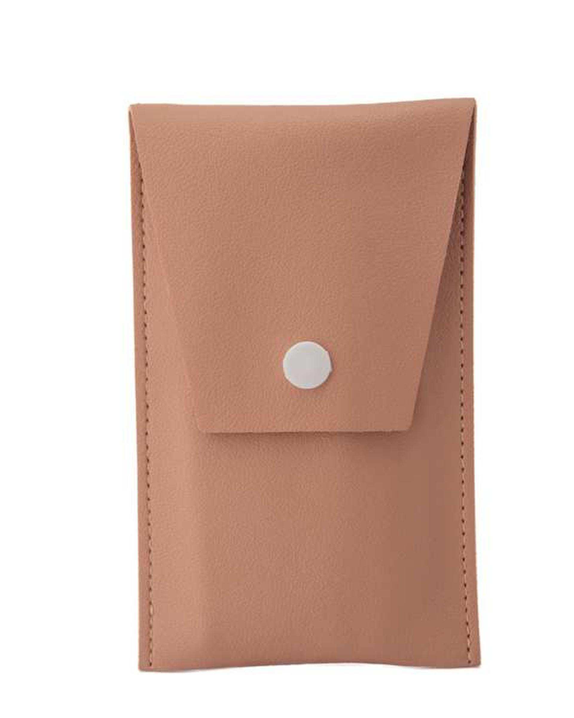 ست براش آرایشی کرم به همراه کیف بسته 8 عددی