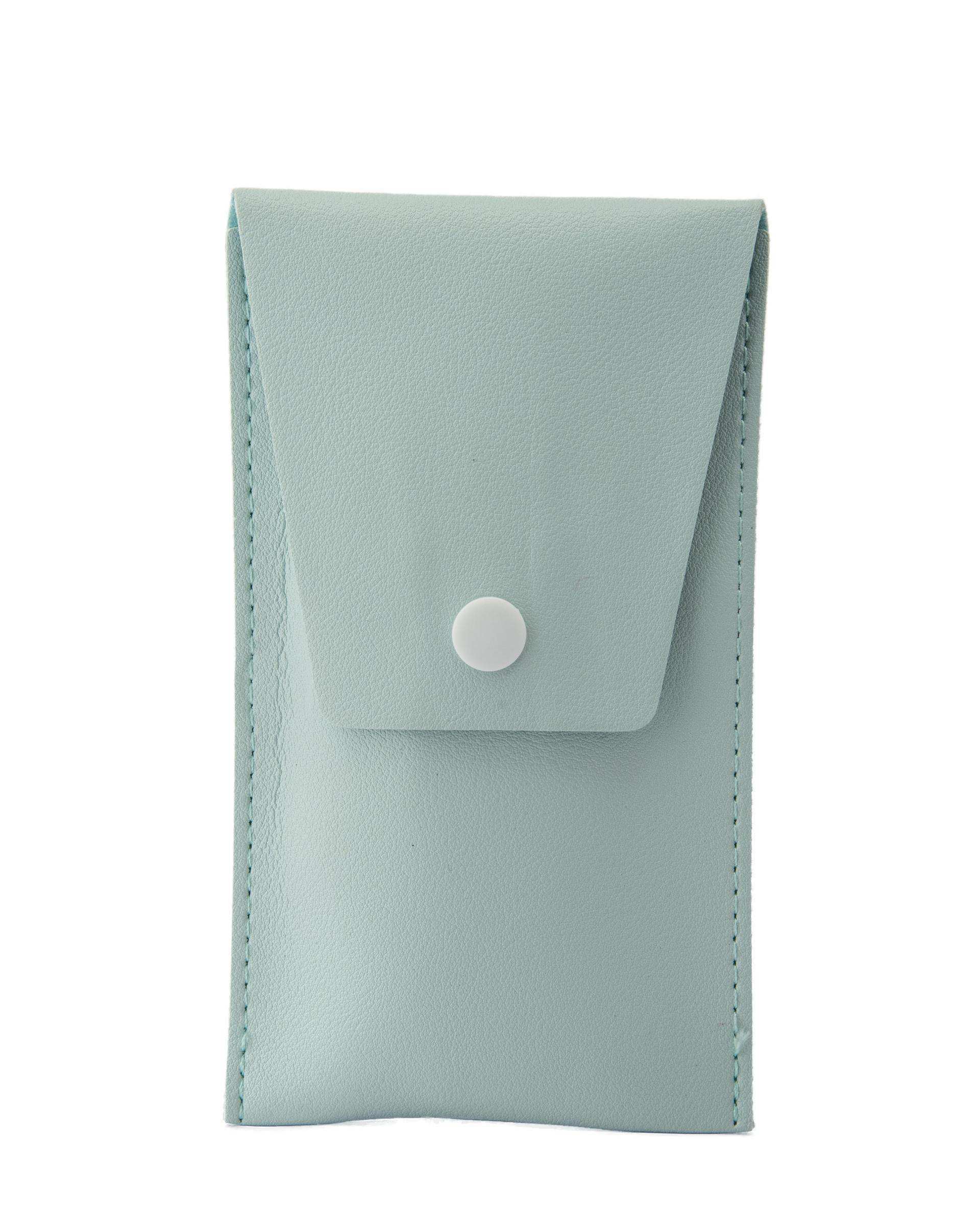 ست براش آرایشی سبز به همراه کیف بسته 8 عددی