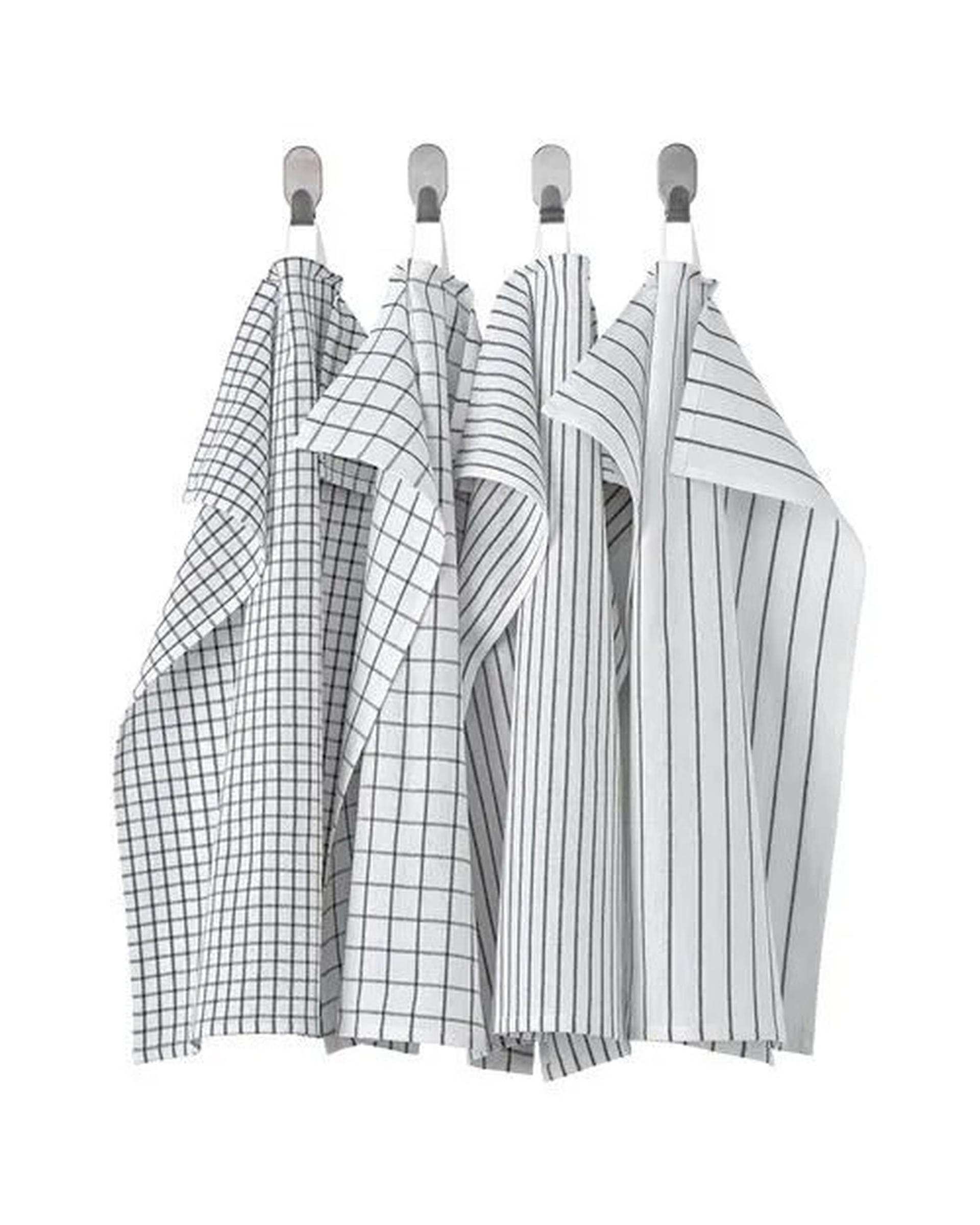 دستمال آشپزخانه نخ پنبه ایکیا Ikea بسته 4 عددی