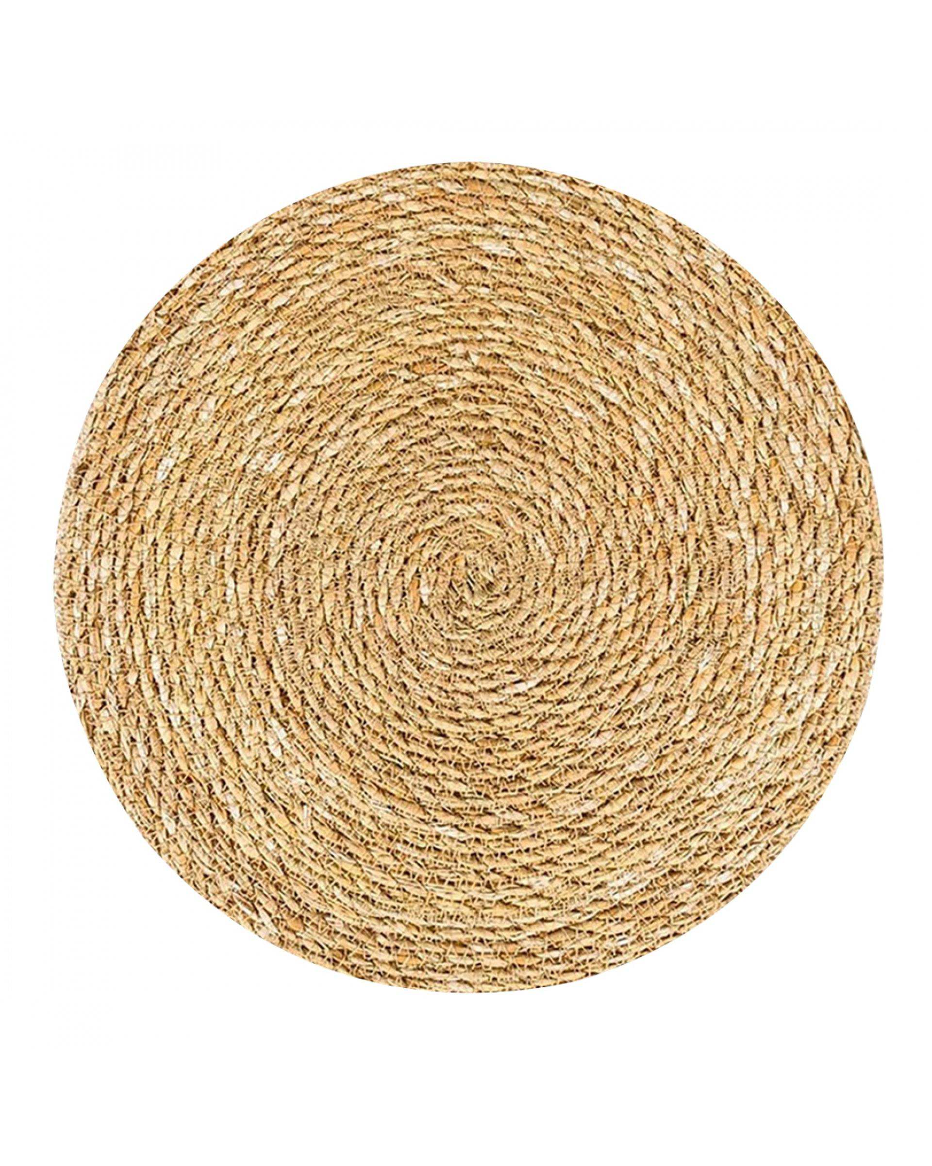 زیر بشقابی حصیری گرد قطر 33 سانتی متر