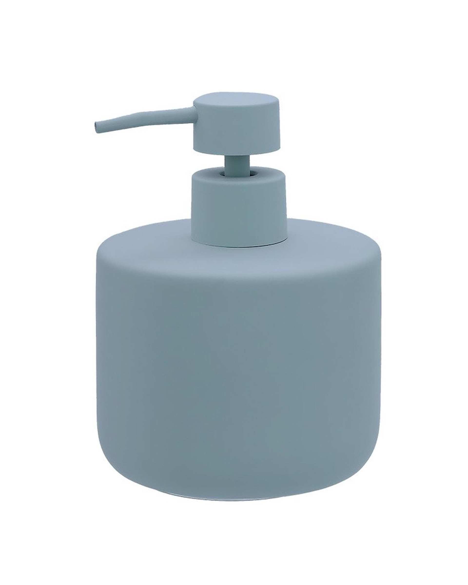 پمپ مایع دستشویی سرامیکی آبی با روکش مخملی