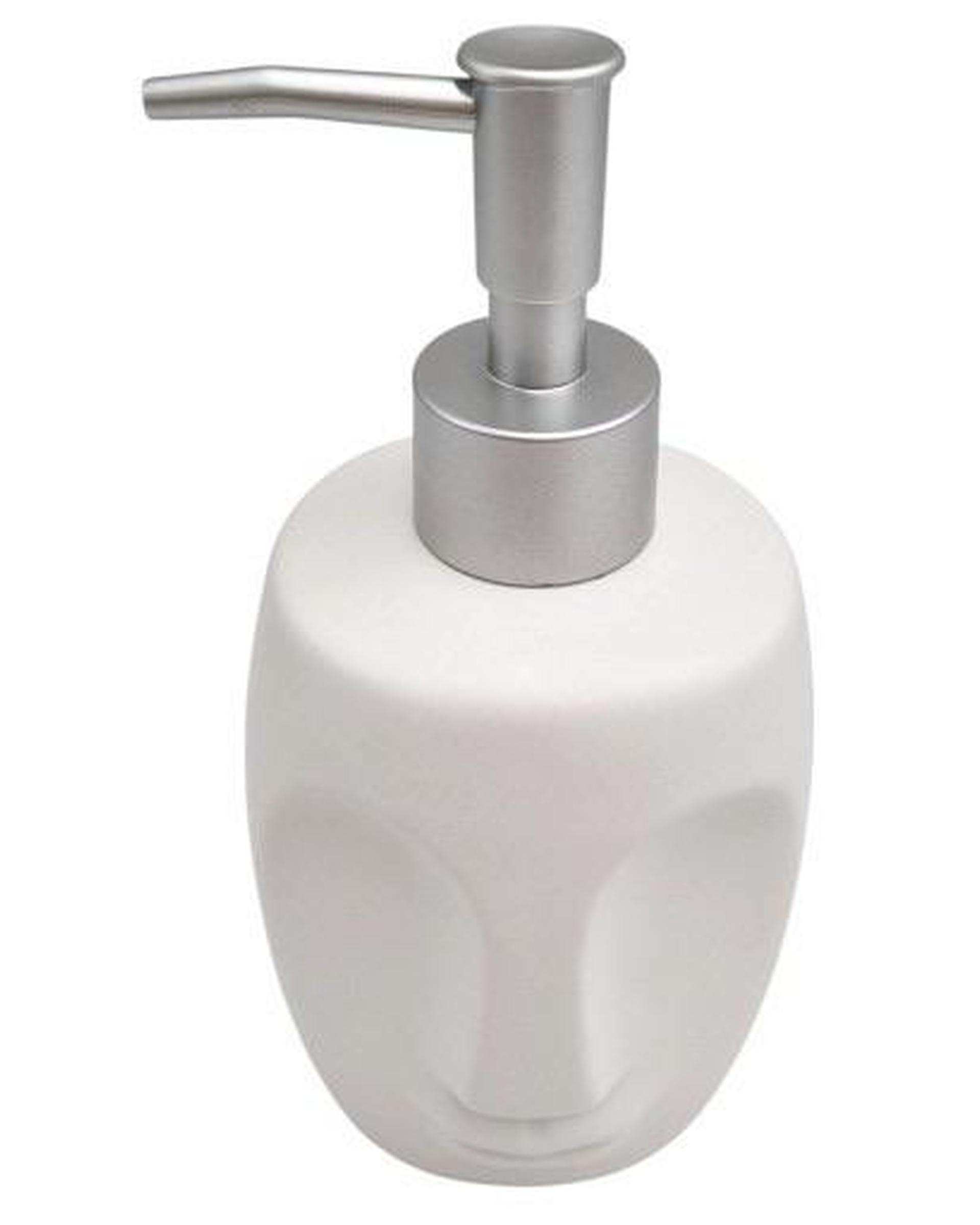 پمپ مایع دستشویی سفید طرح صورت