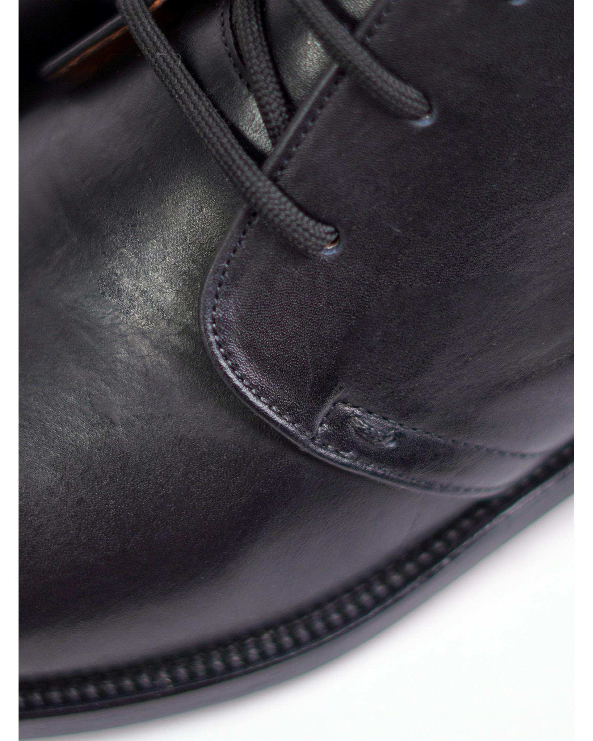 نیم بوت چرم مردانه مشکی گابیانی Gabiani مدل آراسته کد V522