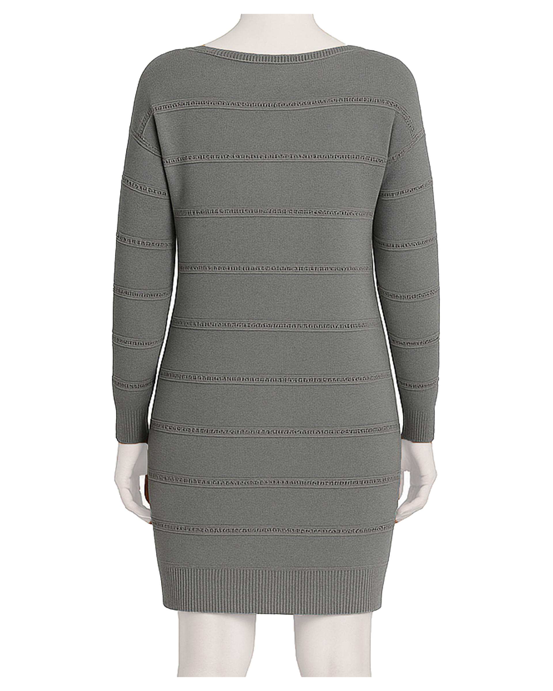 پیراهن بافت زنانه طوسی سوپردرای Superdry کد 6016000