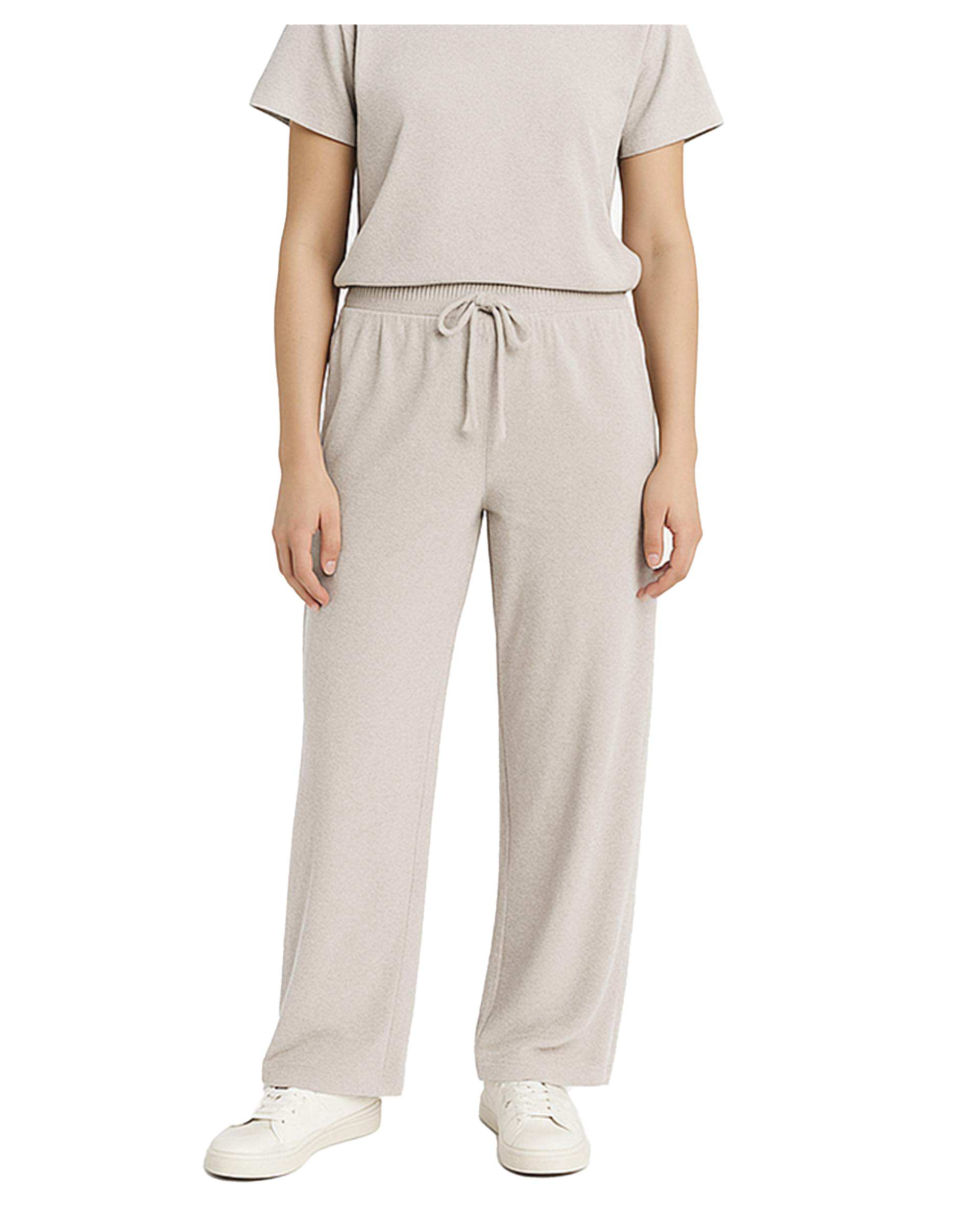 شلوار زنانه بگ مخمل کرم سوپردرای Superdry کد 6036003