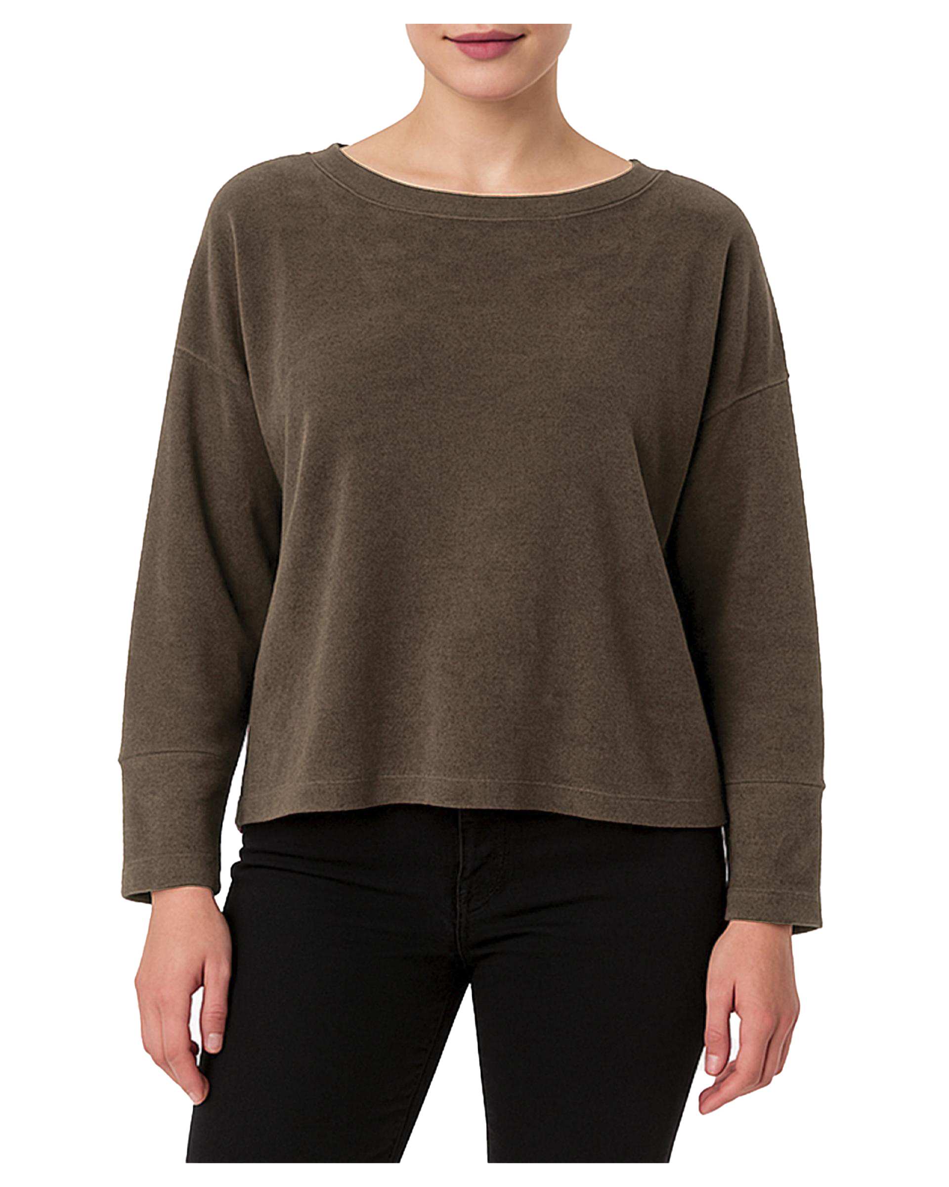 بلوز زنانه مخمل قهوه ای سوپردرای Superdry کد 6116000