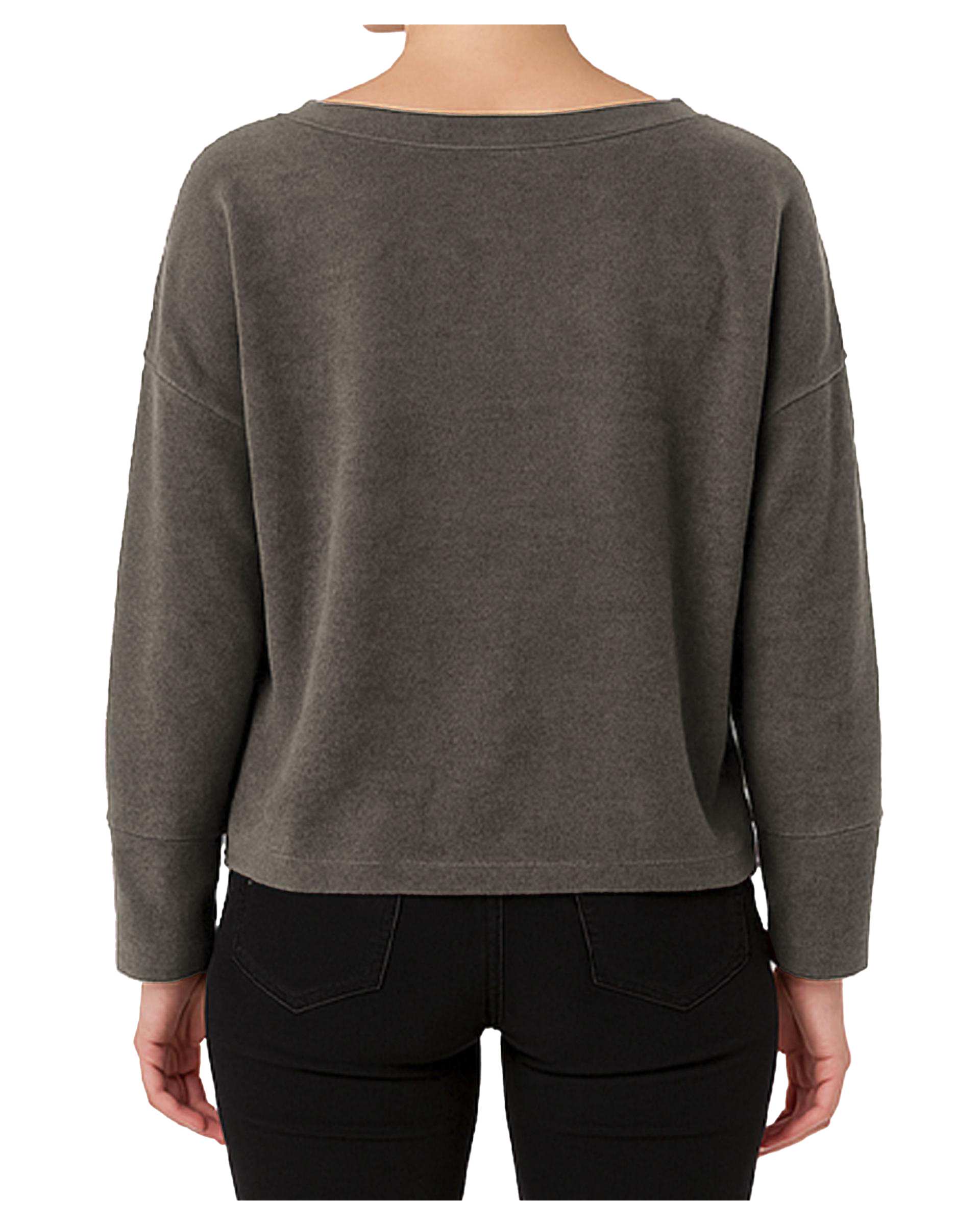 بلوز زنانه مخمل طوسی سوپردرای Superdry کد 6116000