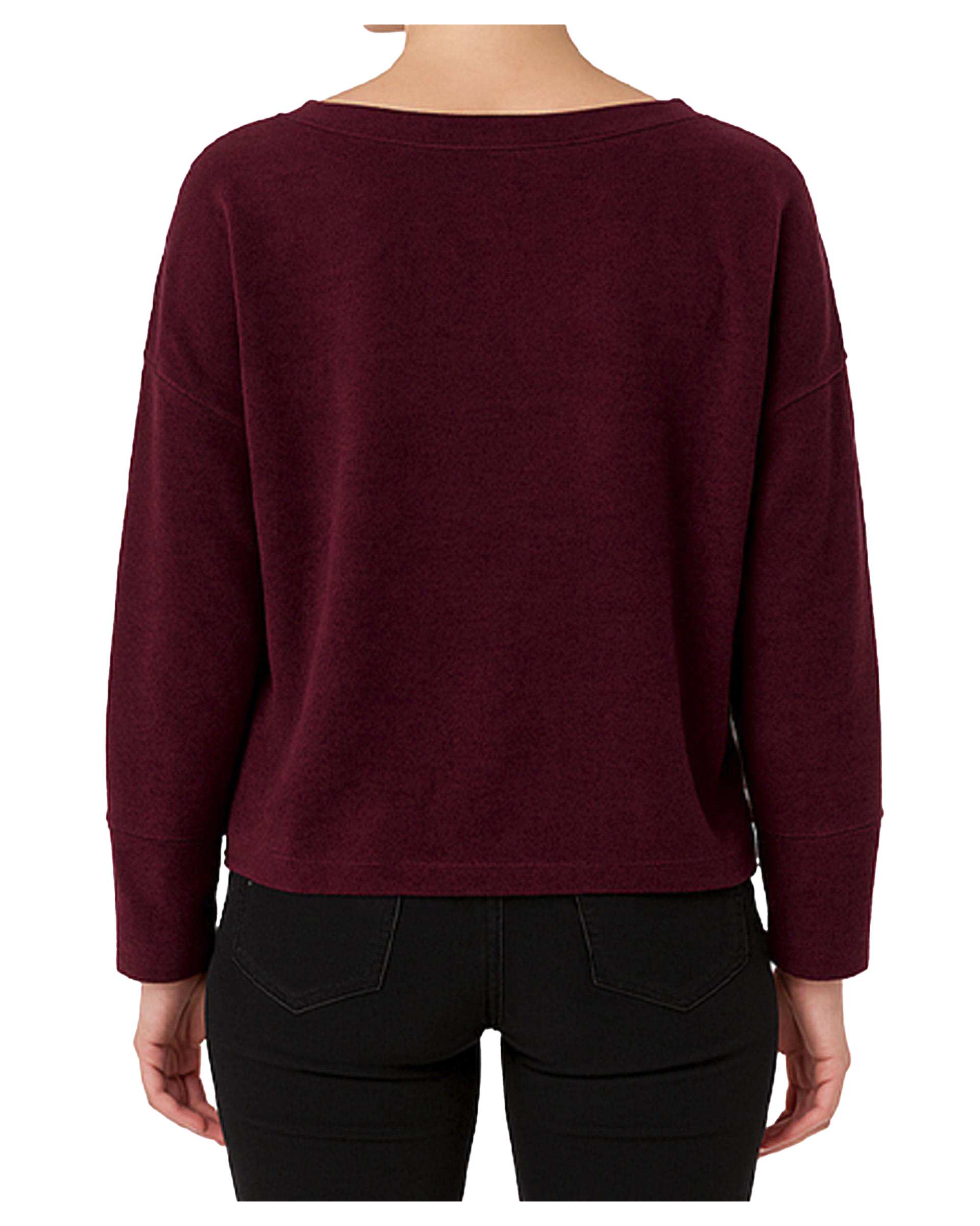 بلوز زنانه مخمل زرشکی سوپردرای Superdry کد 6116000