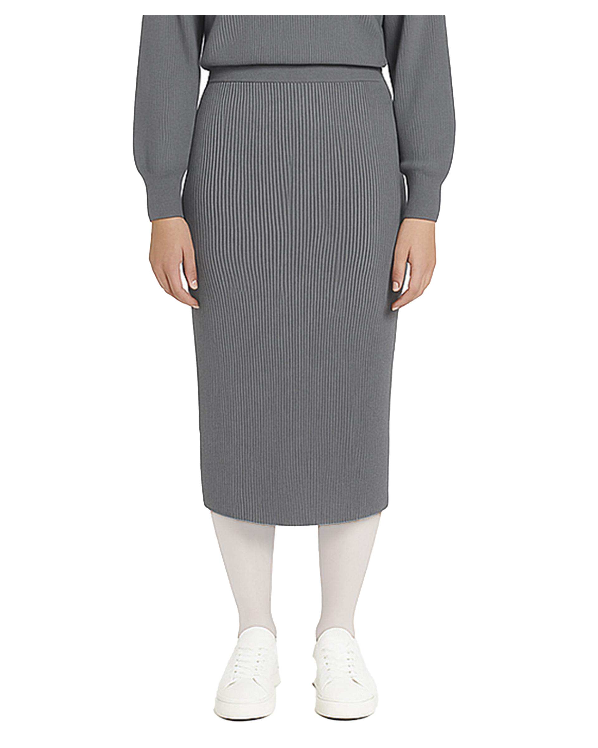 دامن زنانه بافت طوسی سوپردرای Superdry کد 6086000