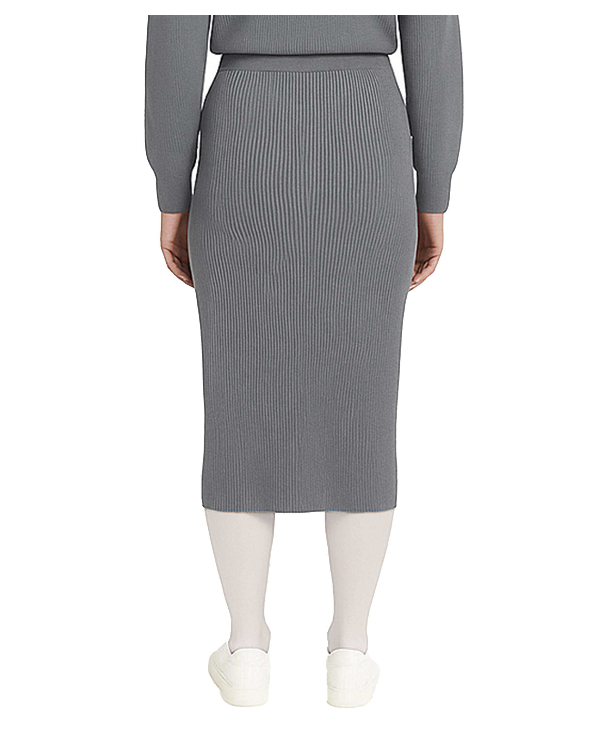 دامن زنانه بافت طوسی سوپردرای Superdry کد 6086000