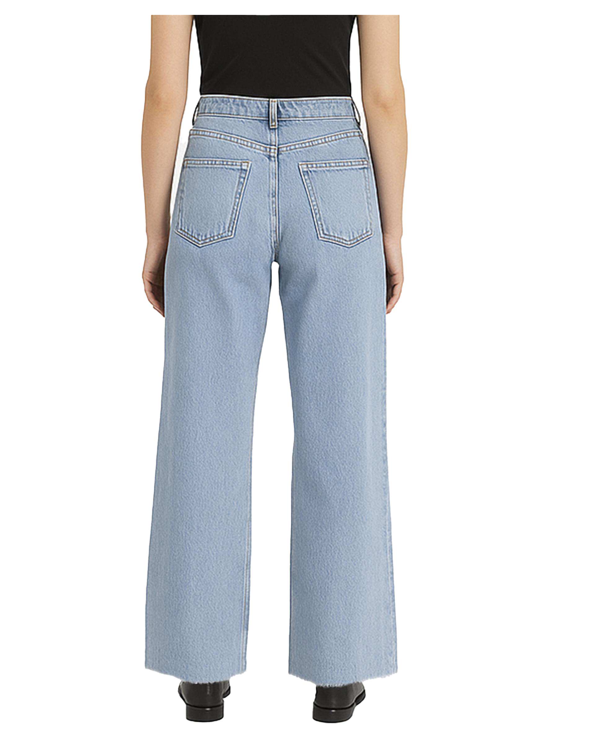 شلوار جین زنانه واید لگ آبی سوپردرای Superdry کد 6196001