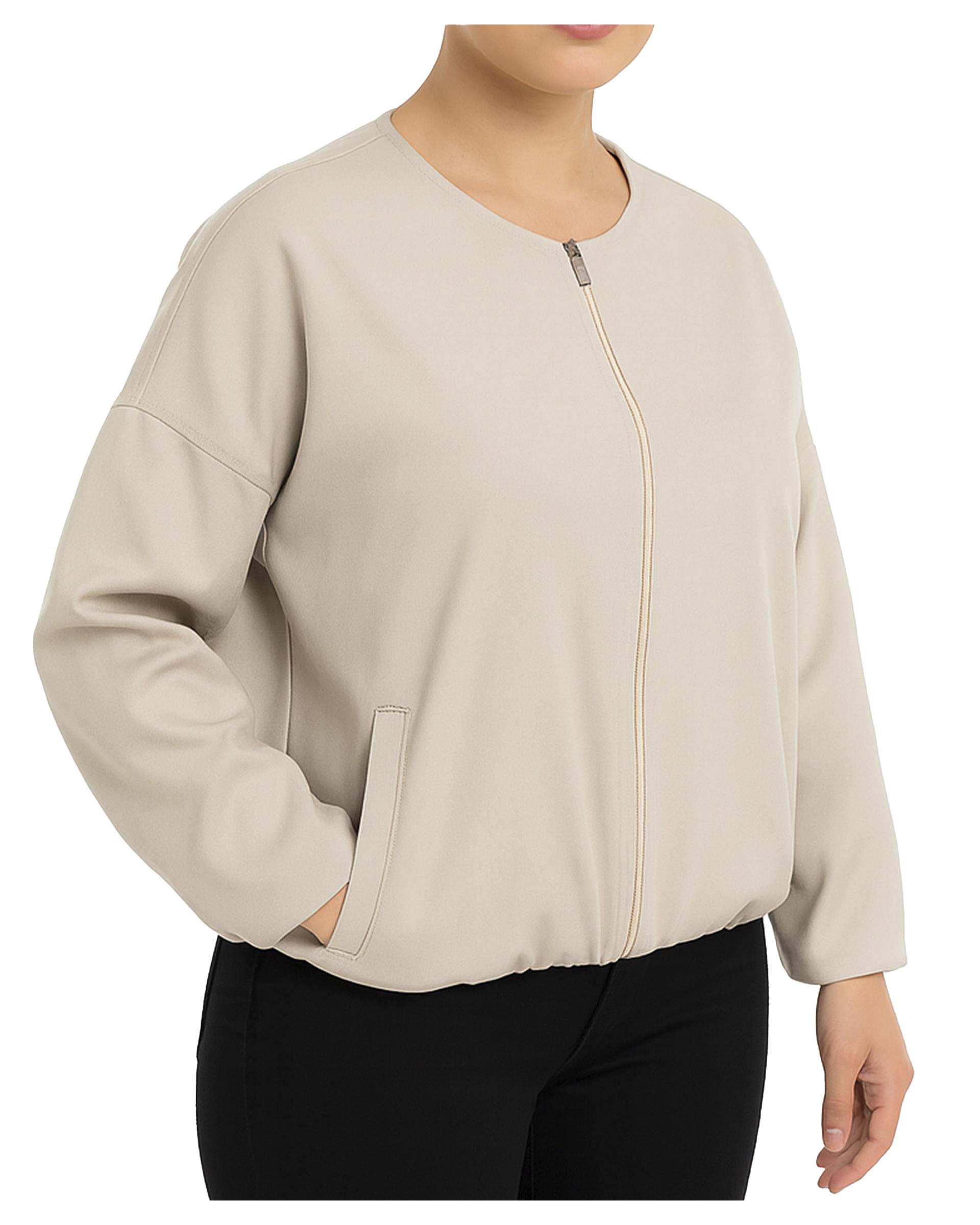 سویشرت زنانه کرم سوپردرای Superdry مدل بامبر کد 6616003