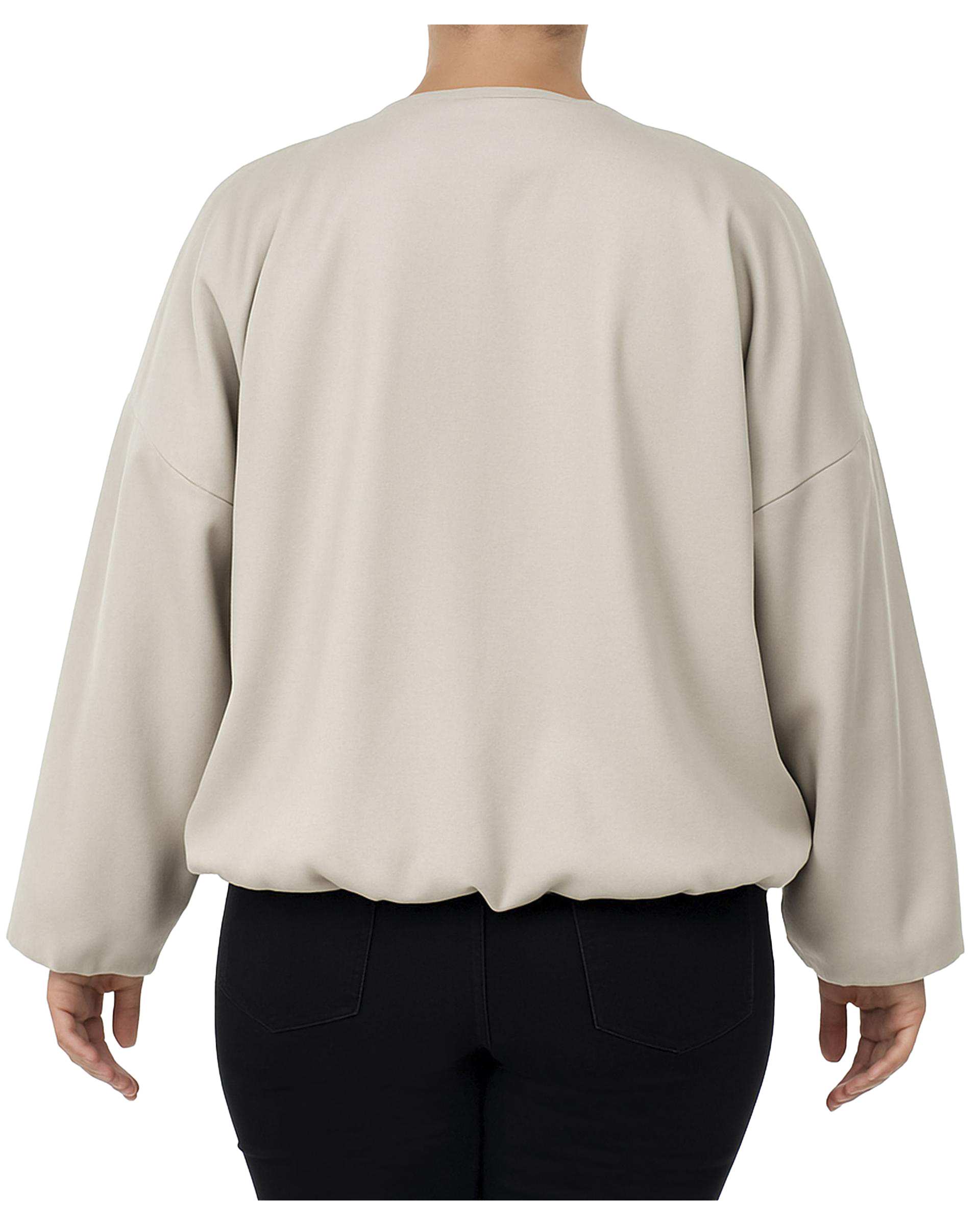 سویشرت زنانه کرم سوپردرای Superdry مدل بامبر کد 6616003