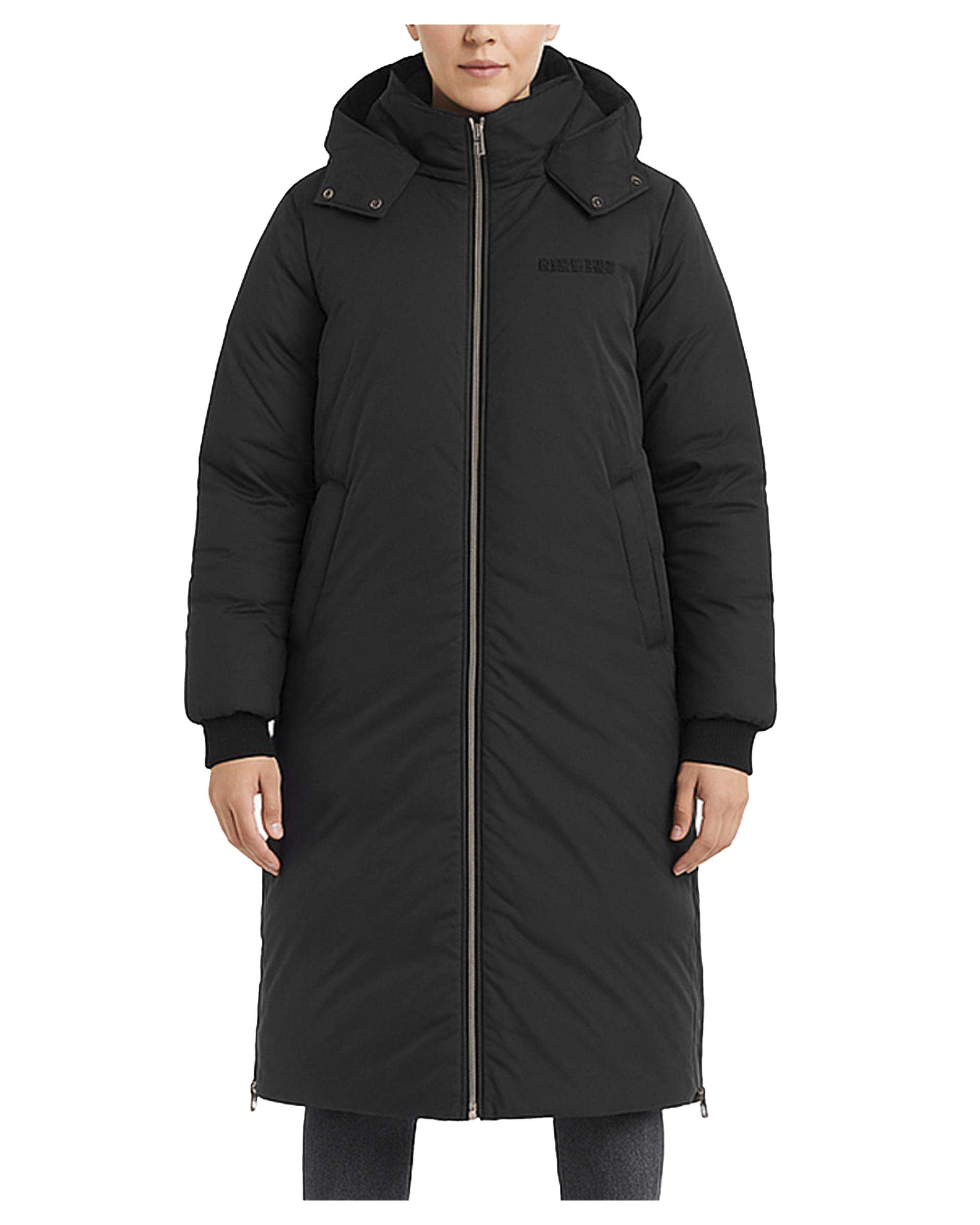 کاپشن بلند زنانه کلاه دار مشکی سوپردرای Superdry کد 6616007