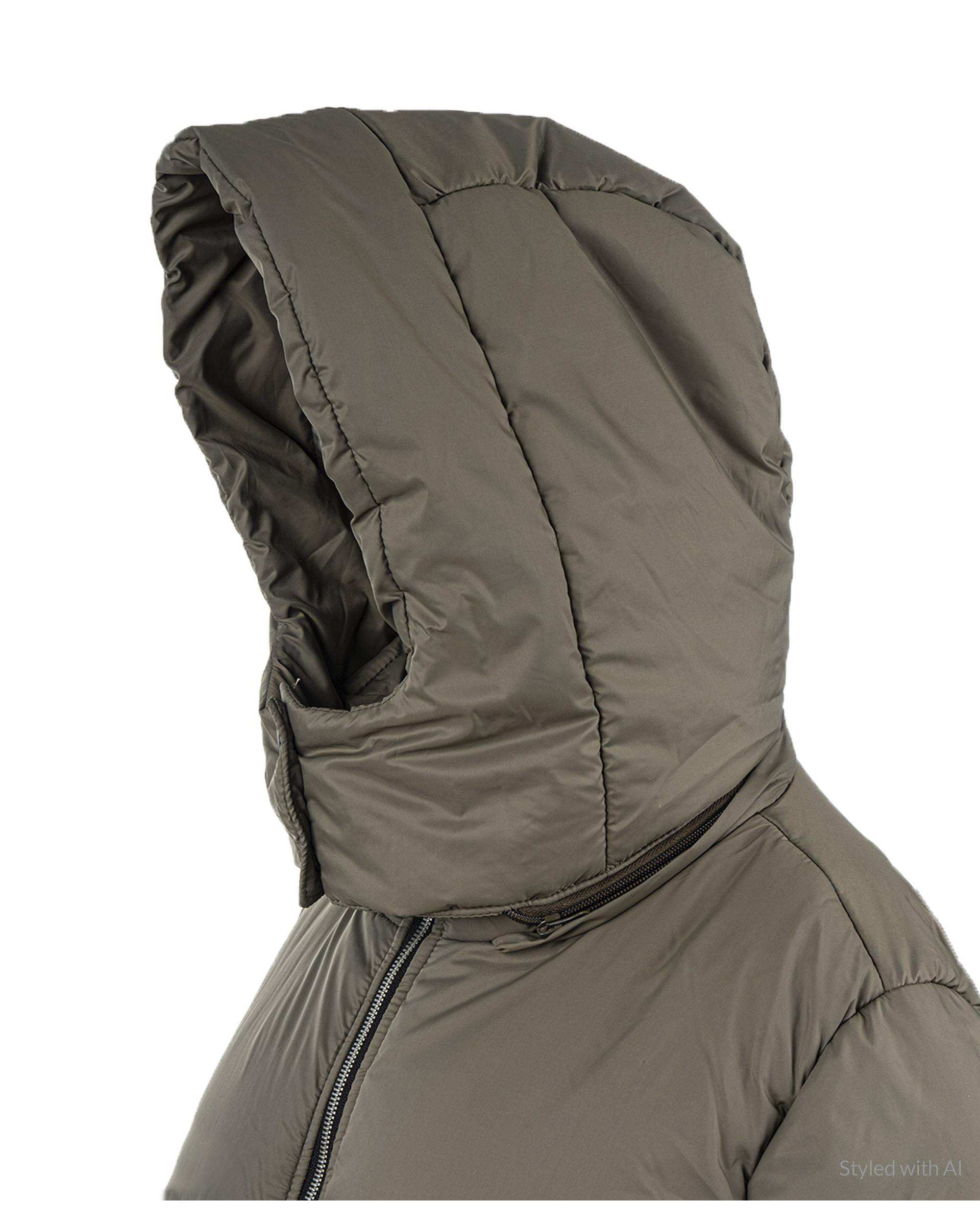 کاپشن بلند زنانه کلاه دار سبز سوپردرای Superdry کد 6616007