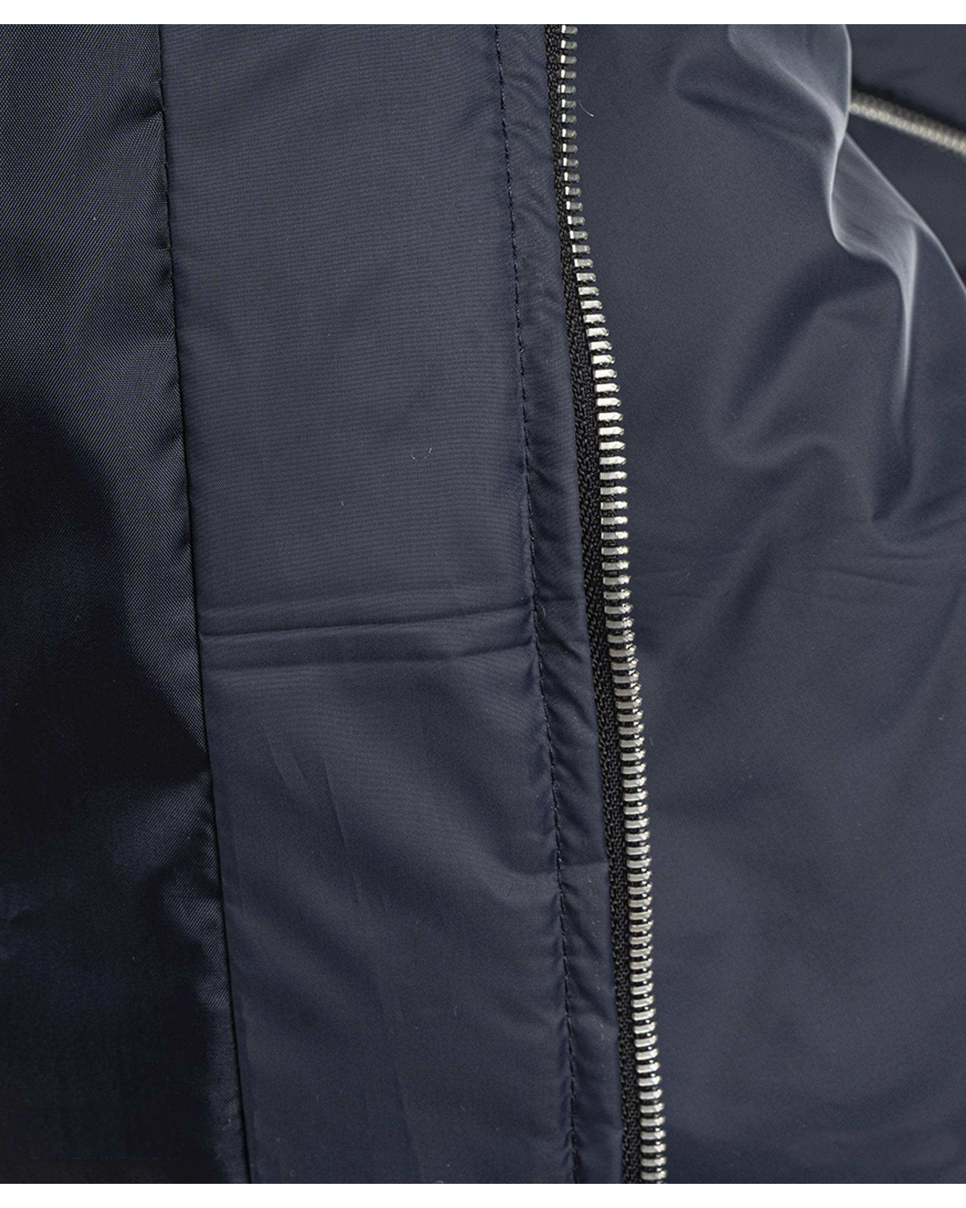 کاپشن بلند زنانه کلاه دار سرمه ای سوپردرای Superdry کد 6616007