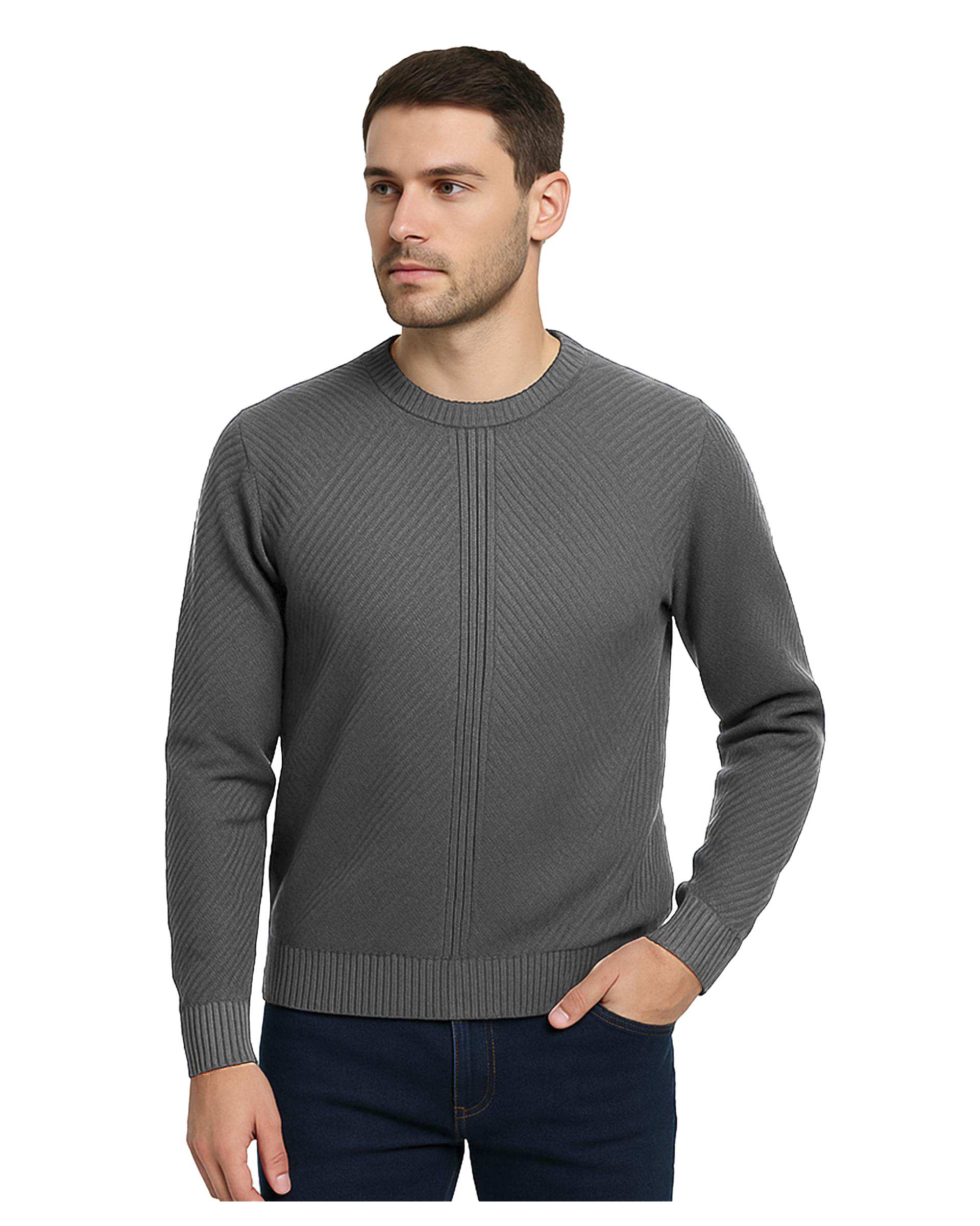 پلیور مردانه طوسی تیره سوپردرای Superdry کد 7626001