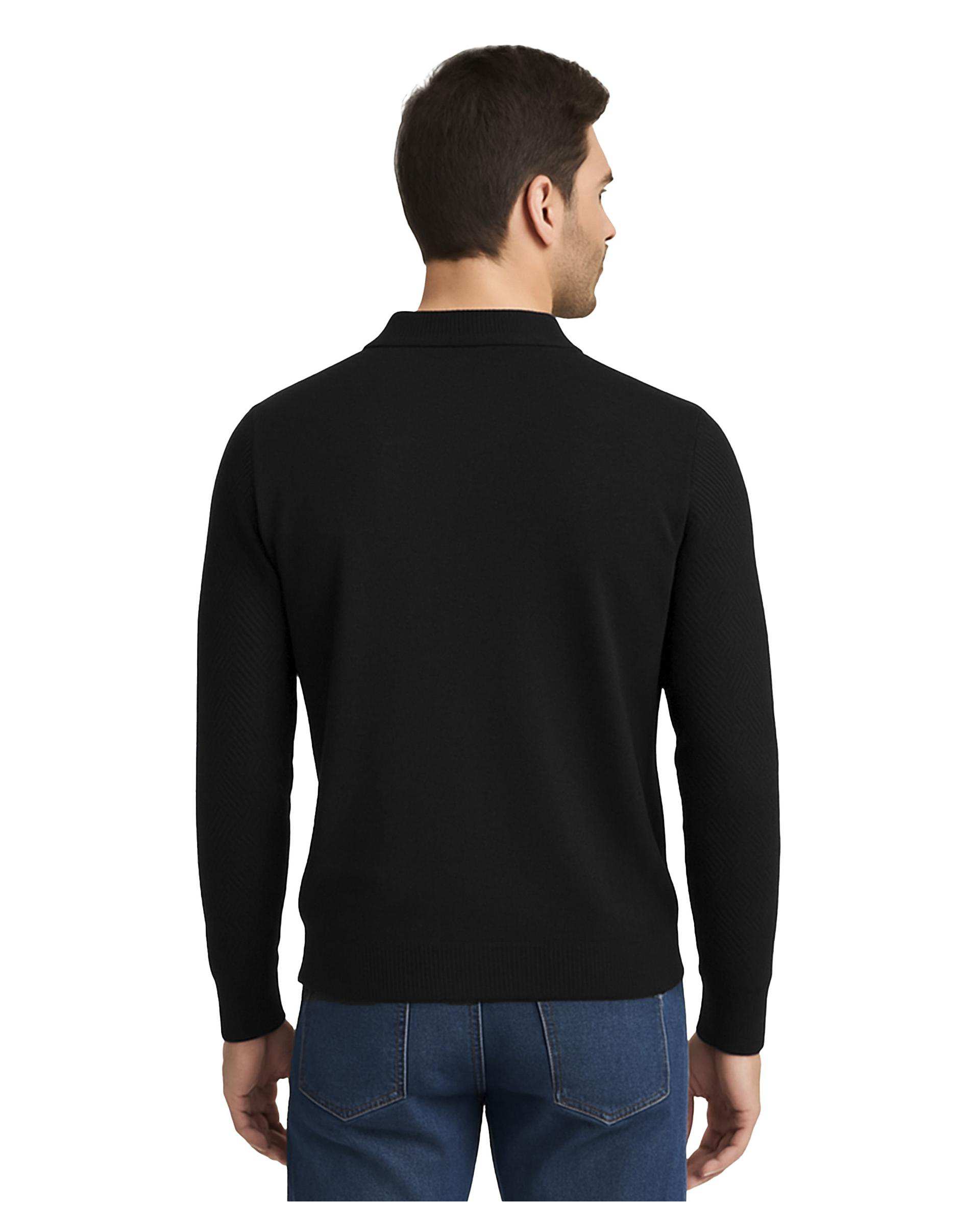 پلیور مردانه نیم زیپ مشکی سوپردرای Superdry کد 7626005