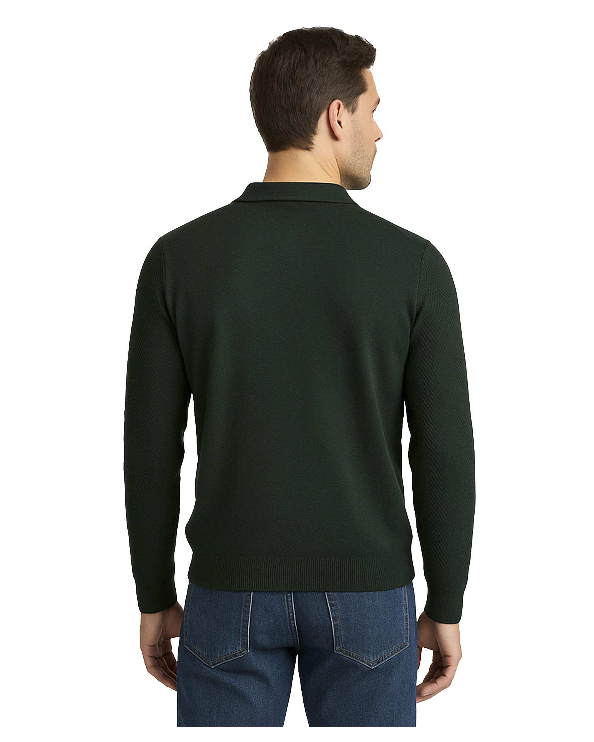 پلیور مردانه نیم زیپ سبز سوپردرای Superdry کد 7626005