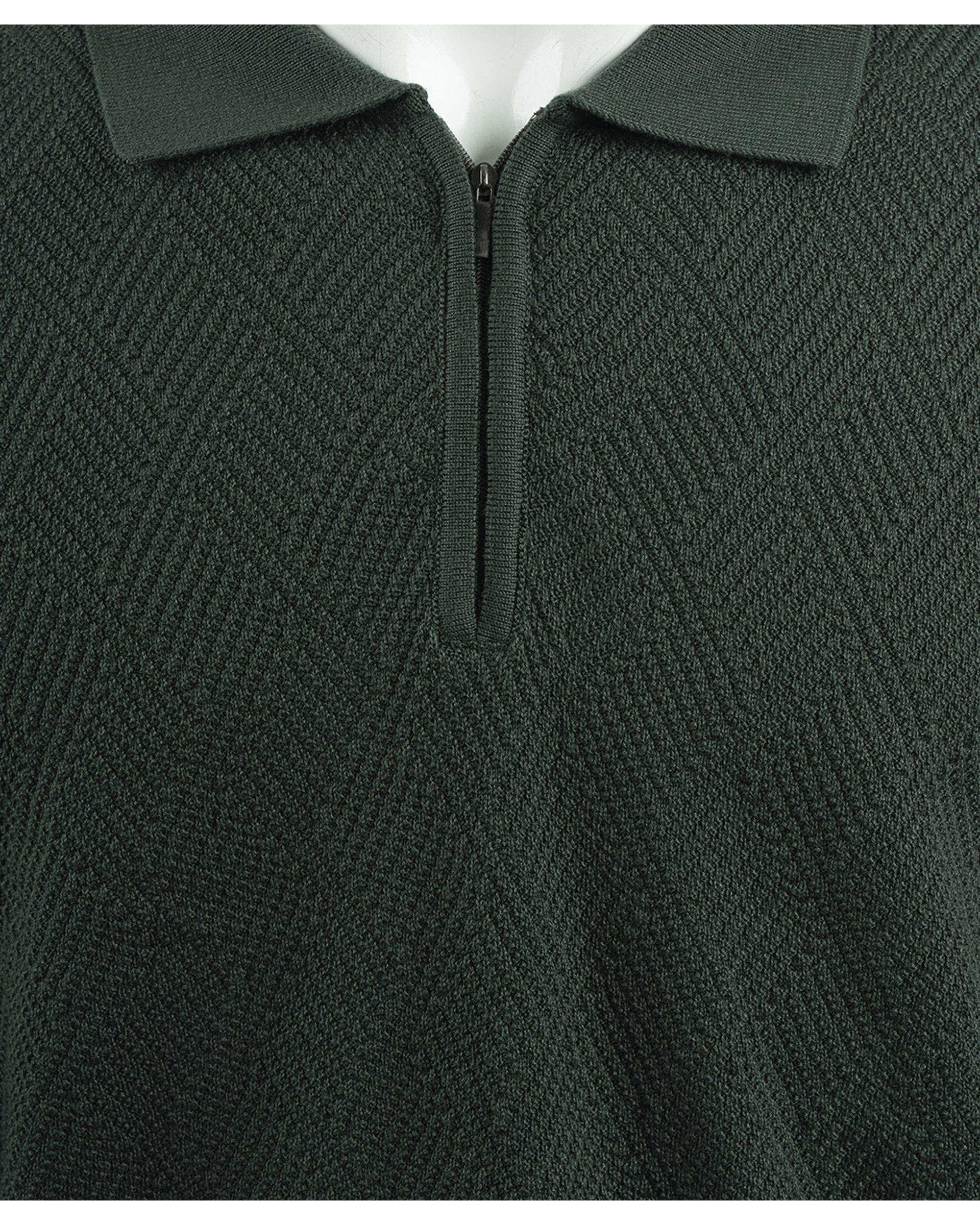 پلیور مردانه نیم زیپ سبز سوپردرای Superdry کد 7626005