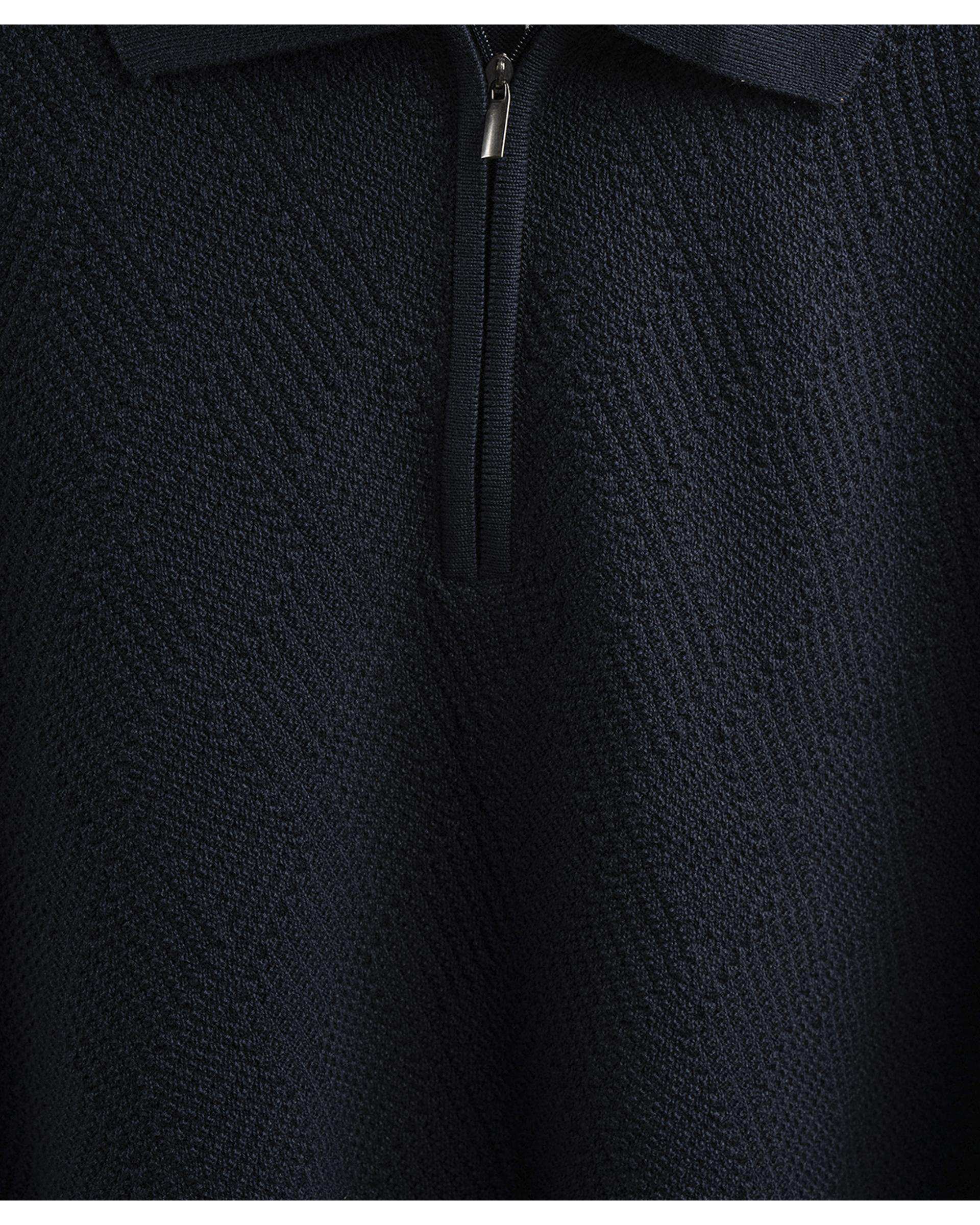 پلیور مردانه نیم زیپ سرمه ای سوپردرای Superdry کد 7626005