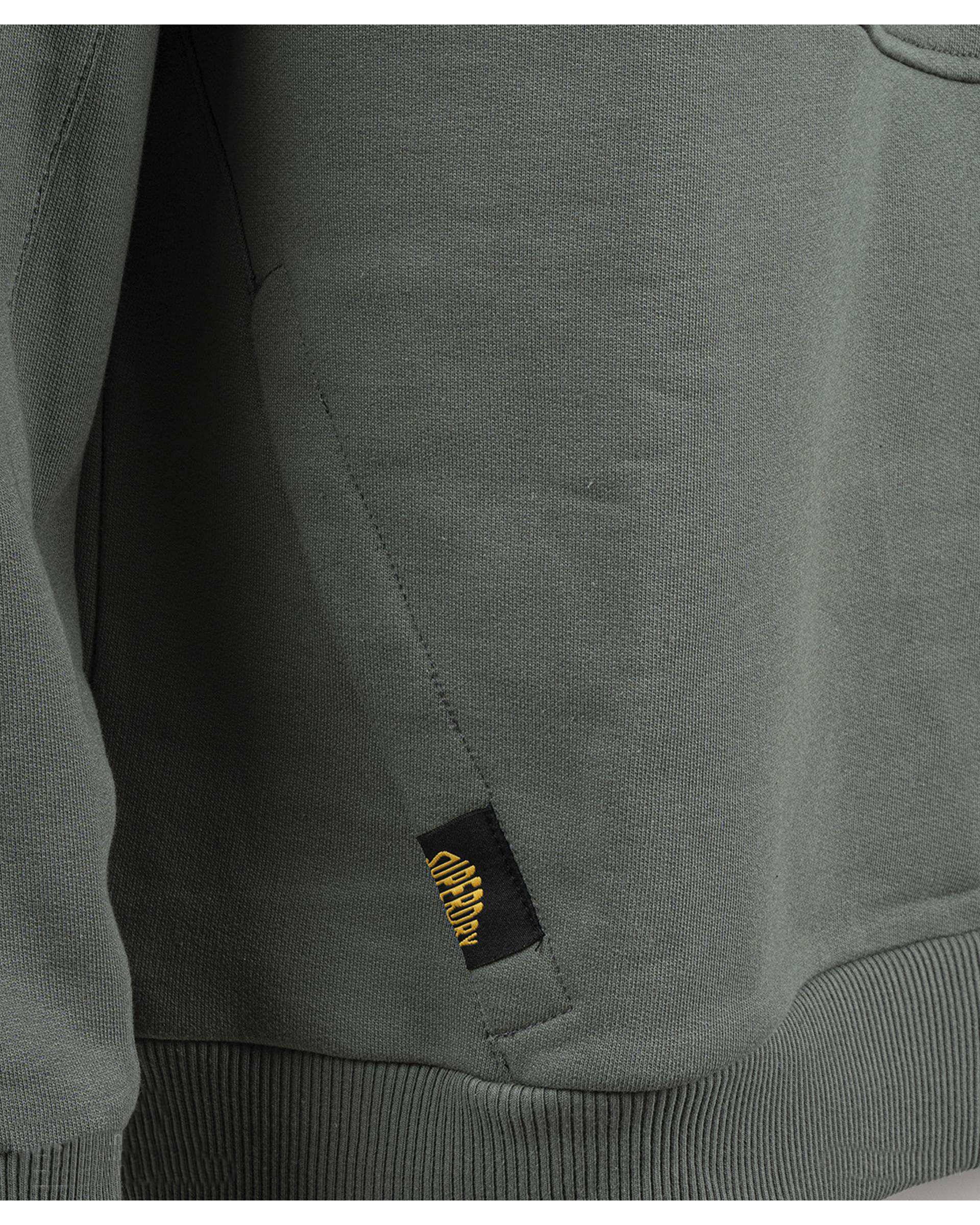 هودی مردانه کلاه دار نیم زیپ سبز سوپردرای Superdry کد 7626009