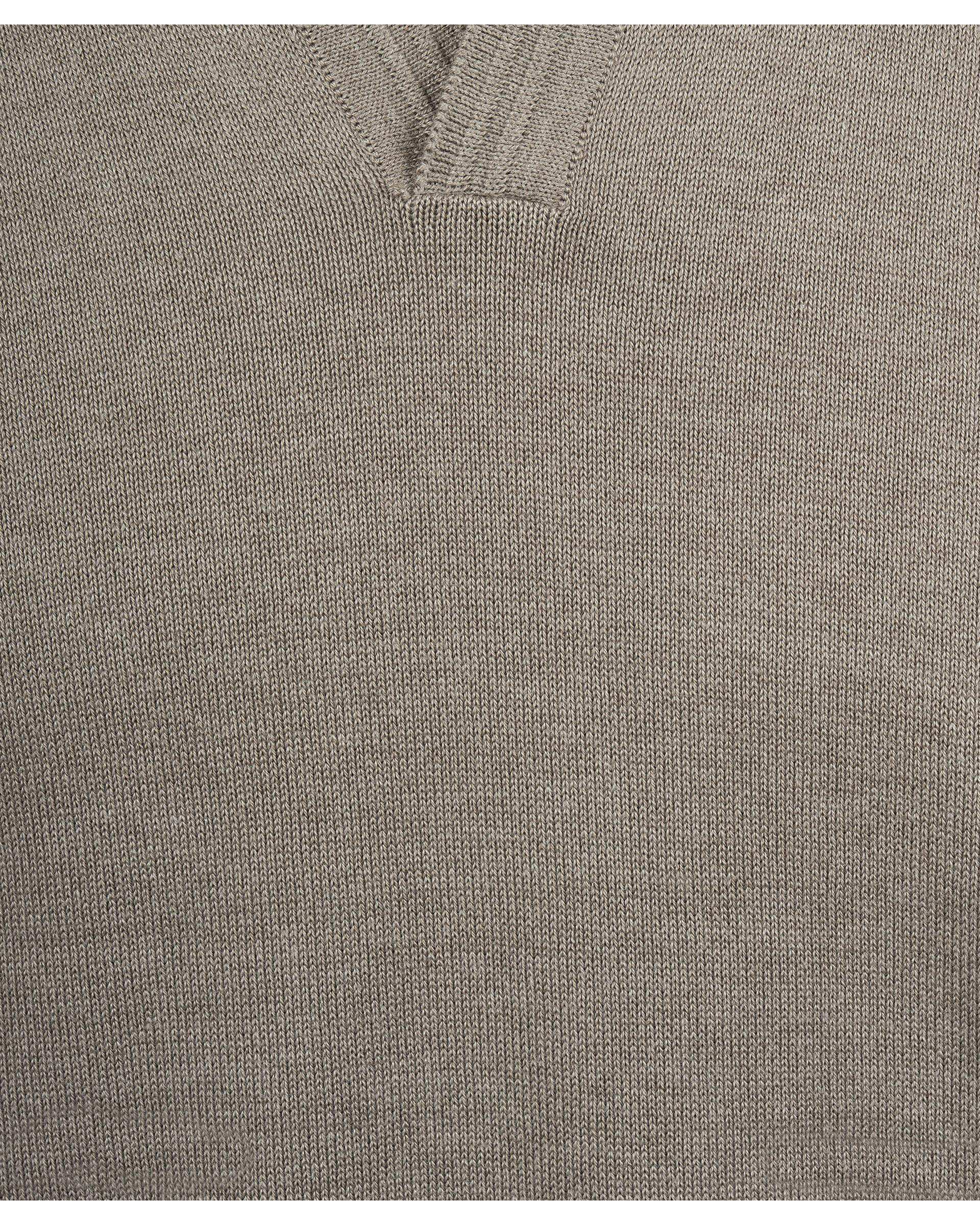 پلیور مردانه یقه شکاری قهوه ای سوپردرای Superdry کد 7636000