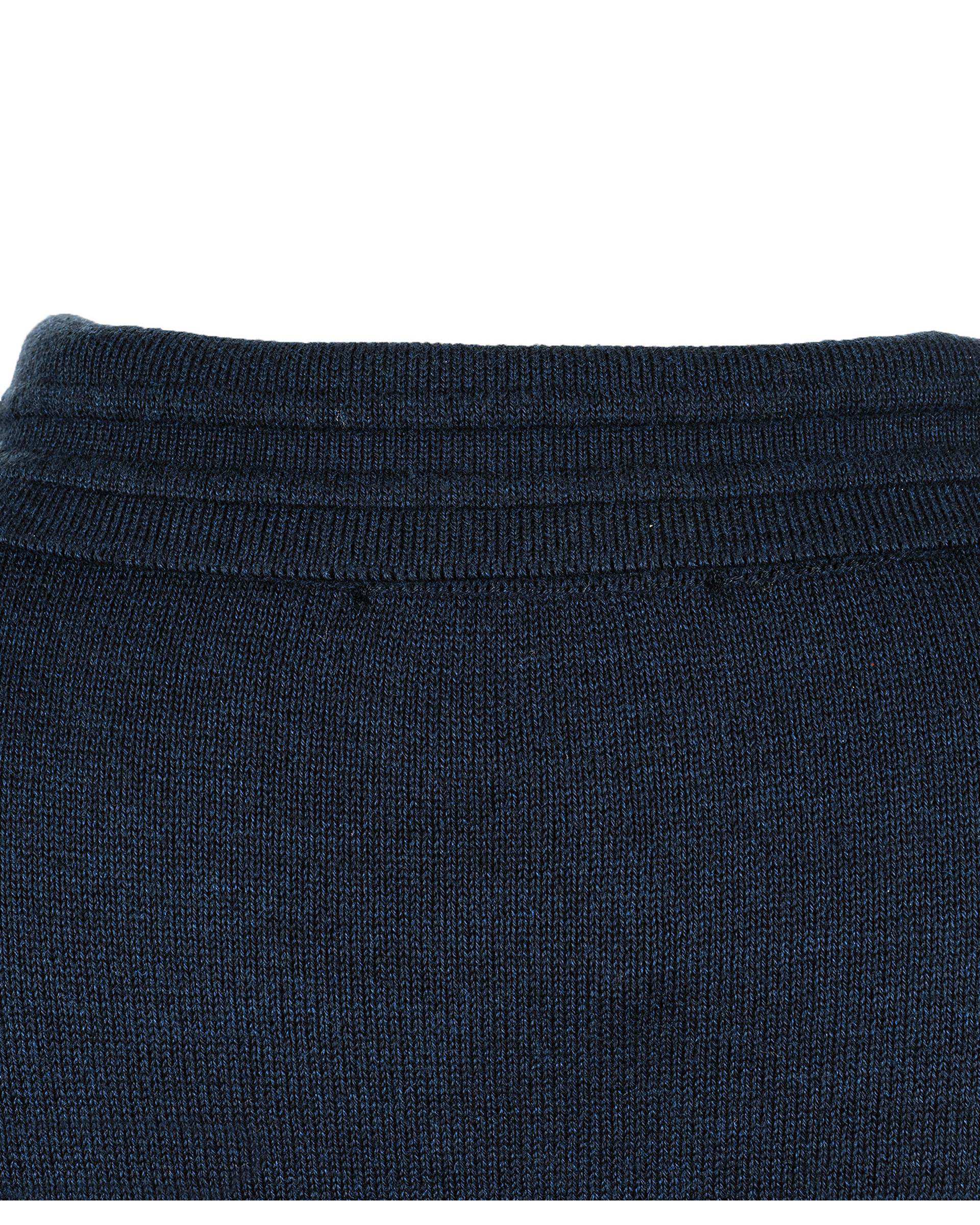 پلیور مردانه یقه شکاری سرمه ای سوپردرای Superdry کد 7636000