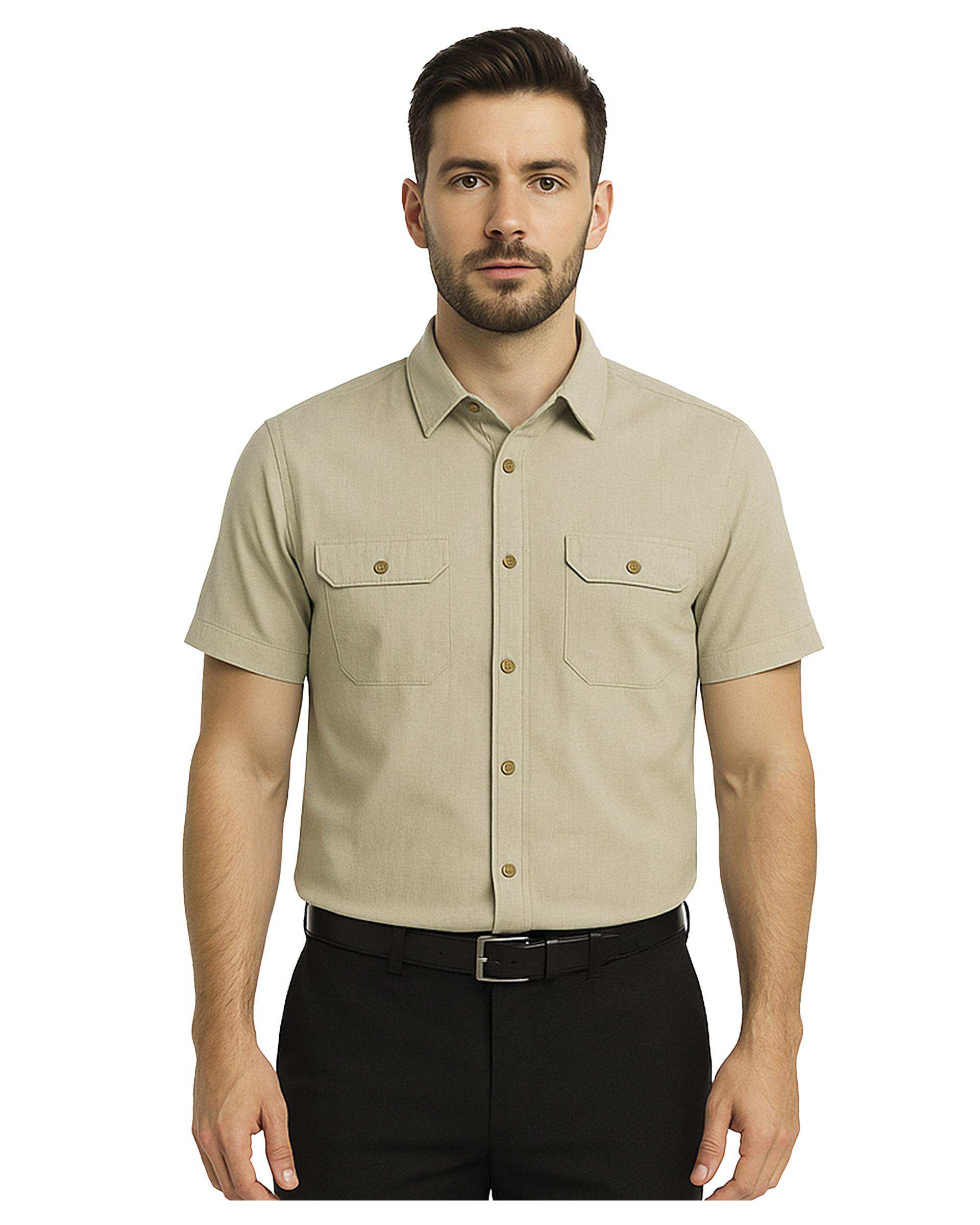 پیراهن مردانه آستین کوتاه سبز سدری سوپردرای Superdry کد M13S53303C