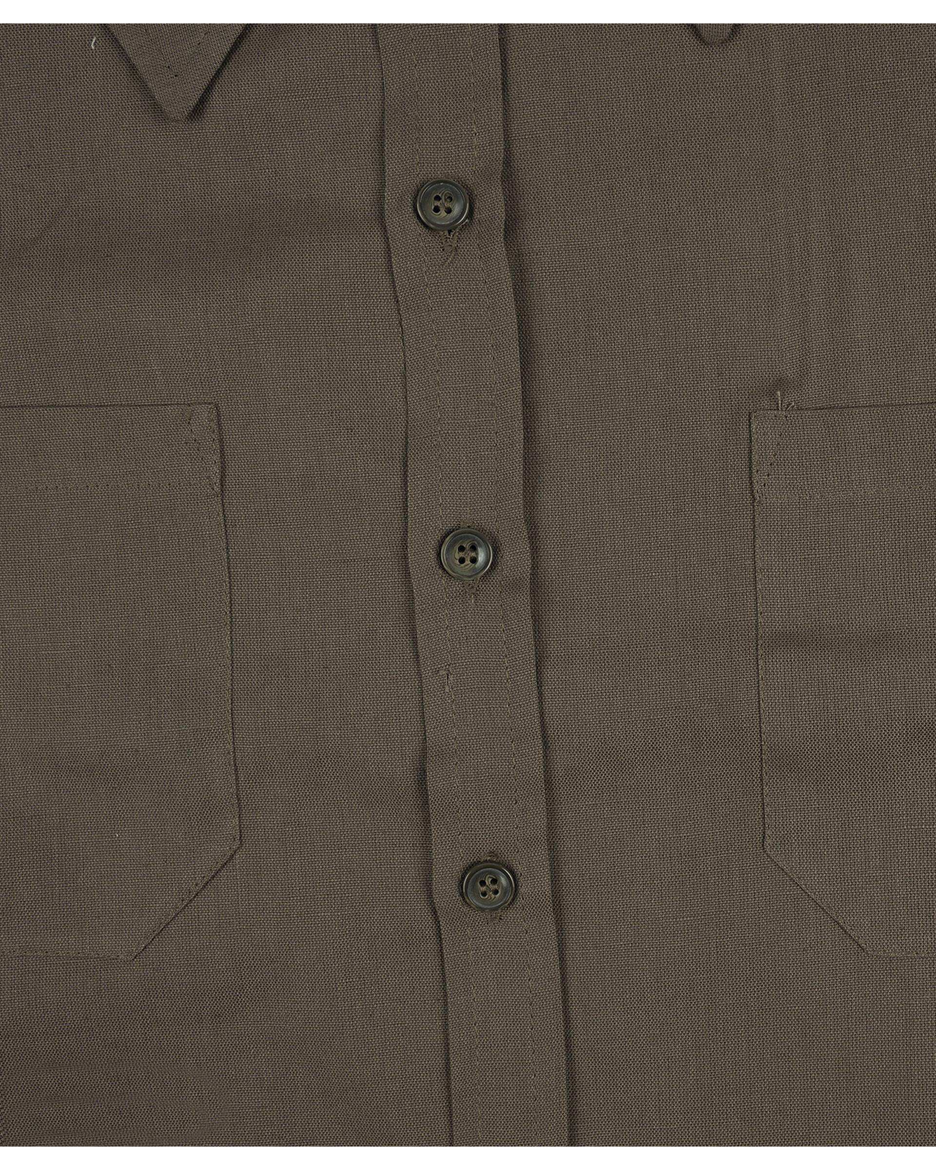 پیراهن مردانه آستین کوتاه قهوه ای سوپردرای Superdry کد M13S53303C