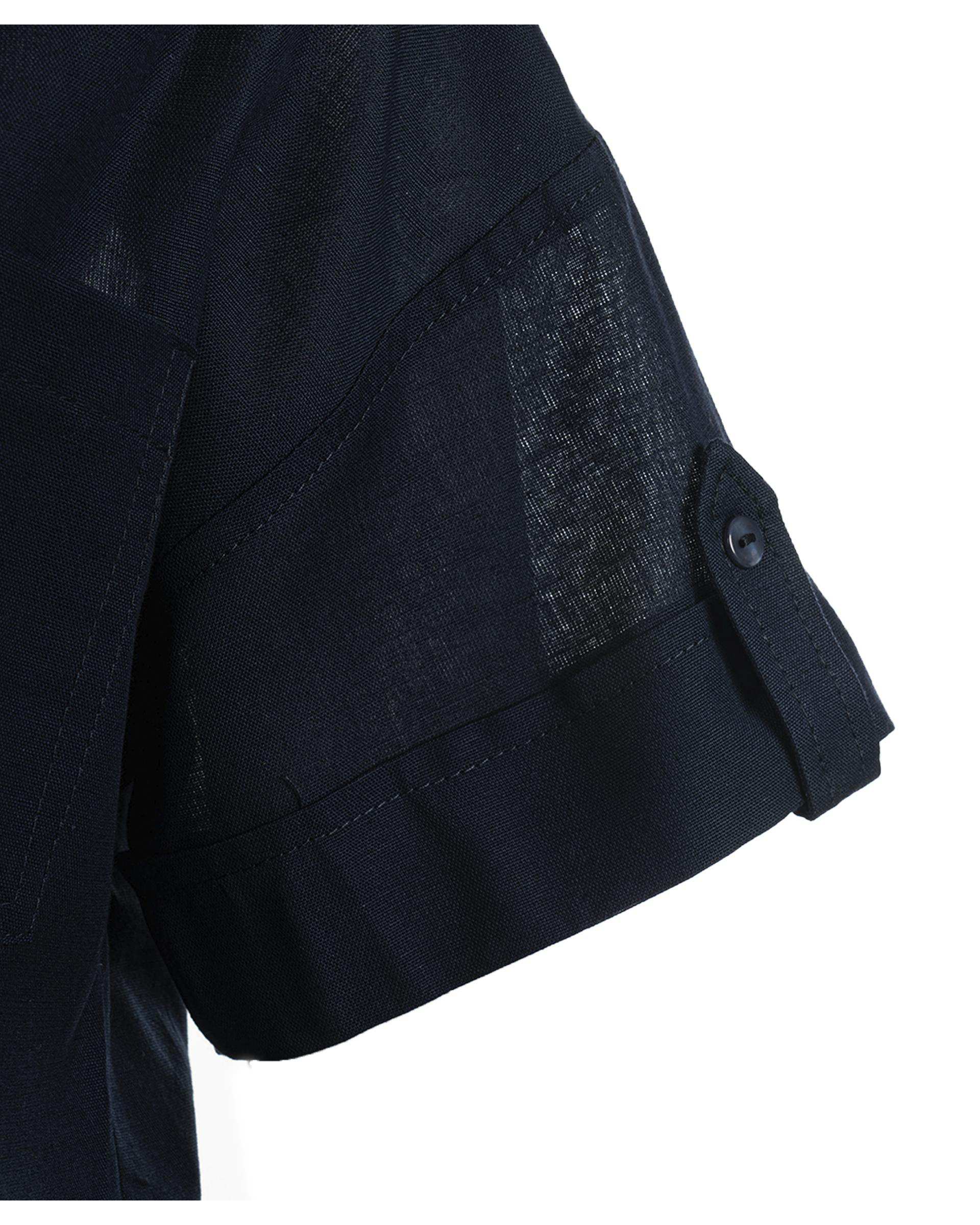 شومیز زنانه آستین کوتاه سرمه ای سوپردرای Superdry کد W13S53304C