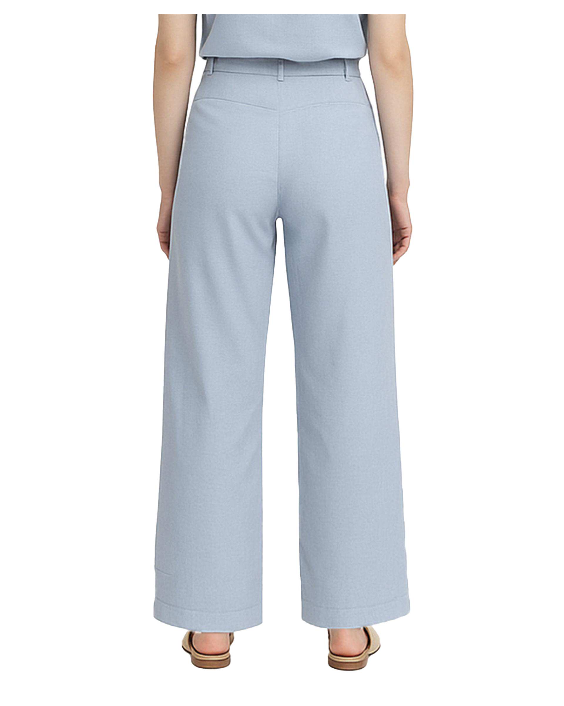 شلوار زنانه نیم بگ لینن آبی سوپردرای Superdry کد W17S52802N