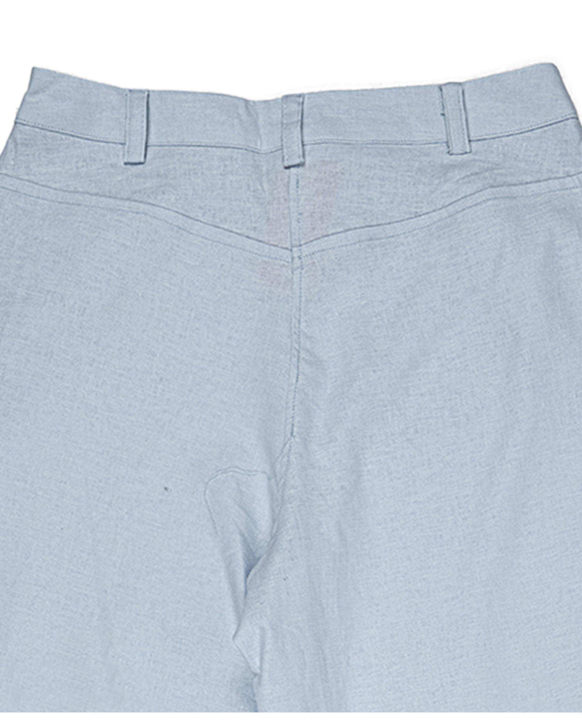 شلوار زنانه نیم بگ لینن آبی سوپردرای Superdry کد W17S52802N