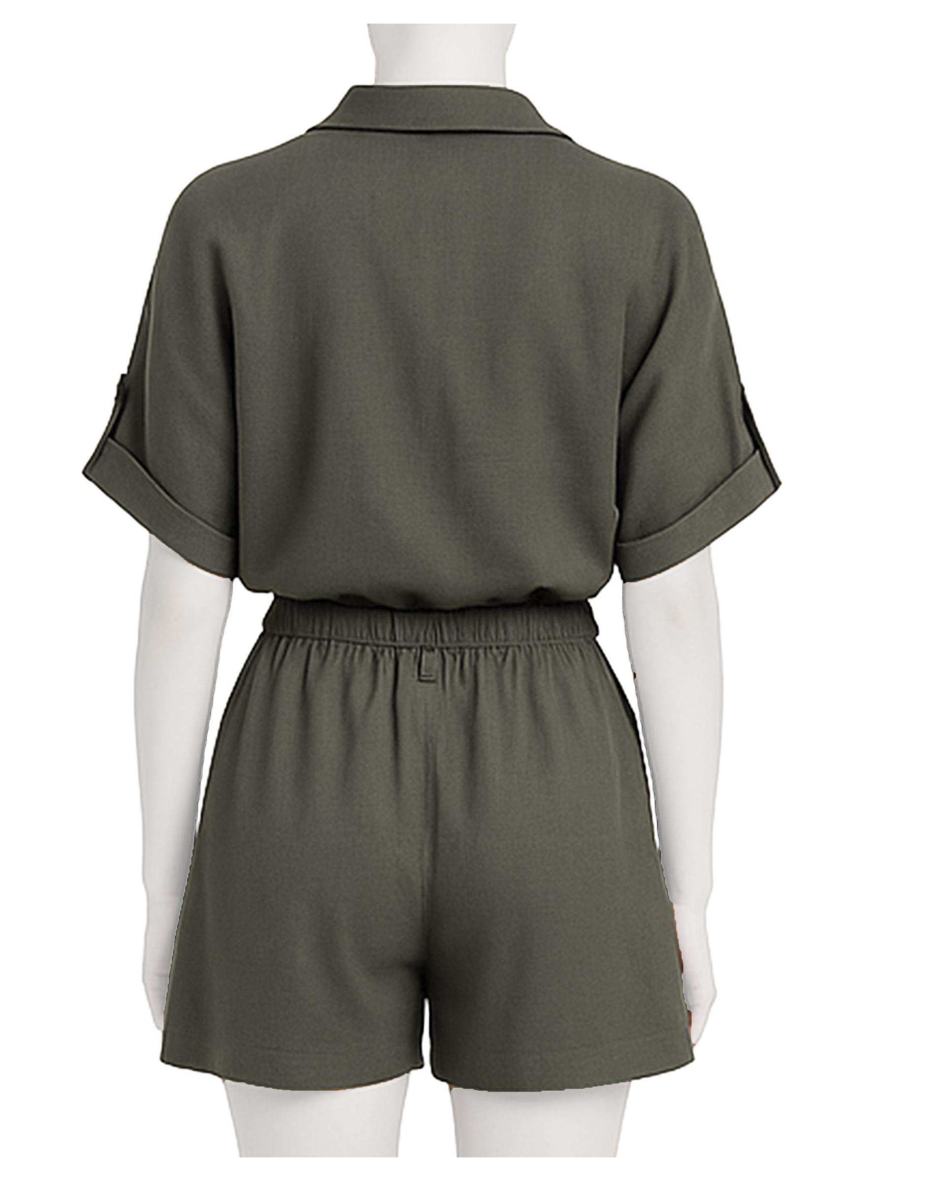 سرهمی زنانه کوتاه سبز سوپردرای Superdry کد W18S55202C