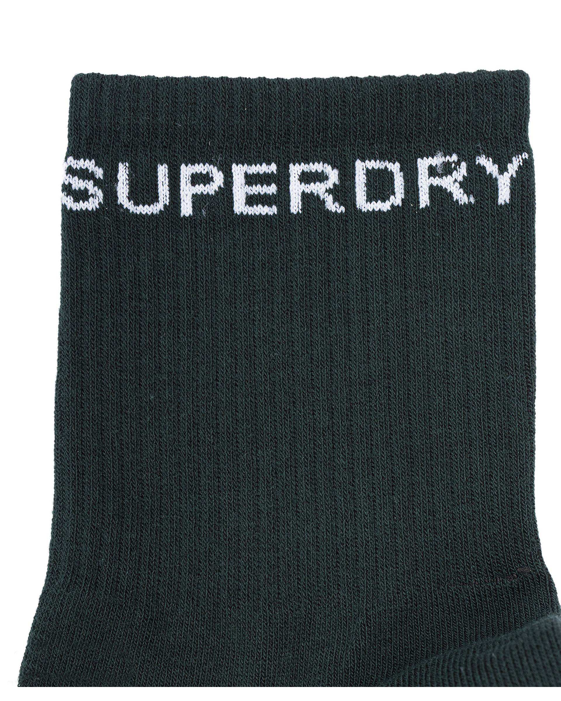 جوراب مردانه ساق بلند سبز تیره سوپردرای Superdry کد M29S55301C
