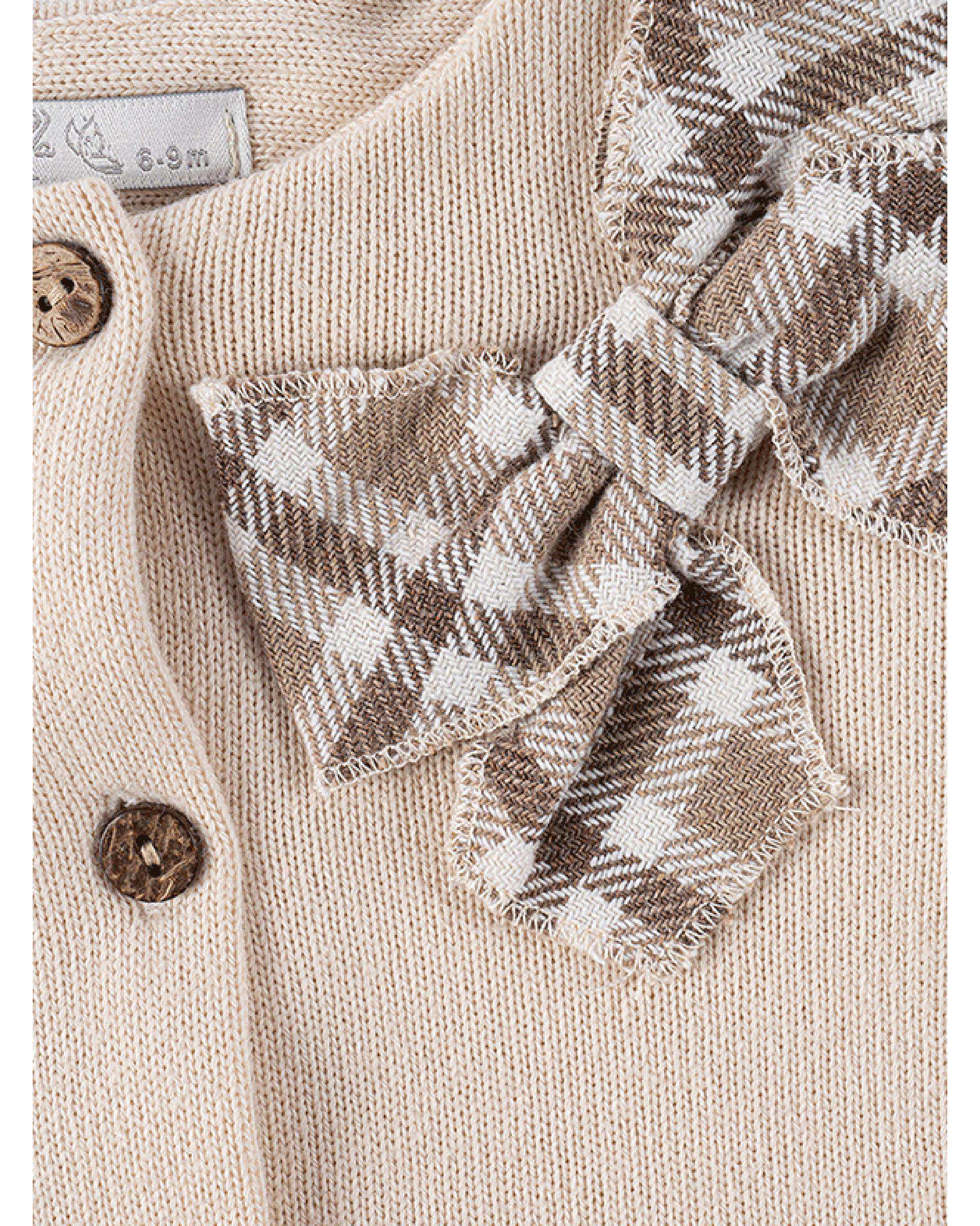 ست سه تکه لباس دخترانه نوزادی کرم فیورلا Fiorella مدل دخترک کد 25510