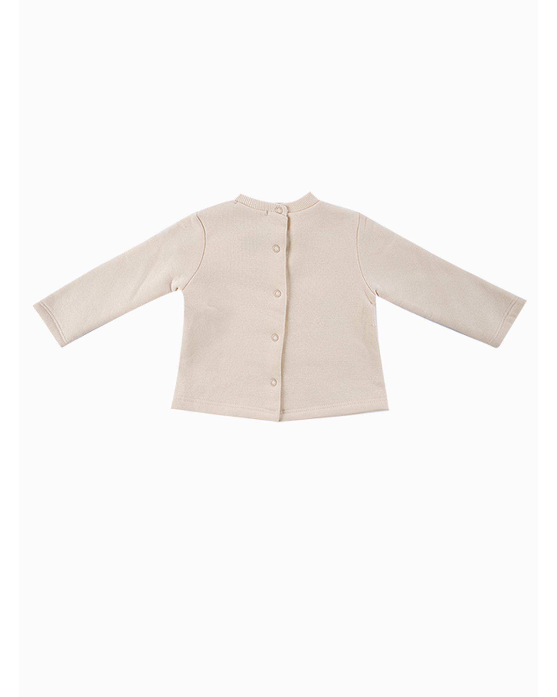 ست بلوز و دامن دخترانه نوزادی کرم فیورلا Fiorella مدل حیوانات کد 25513