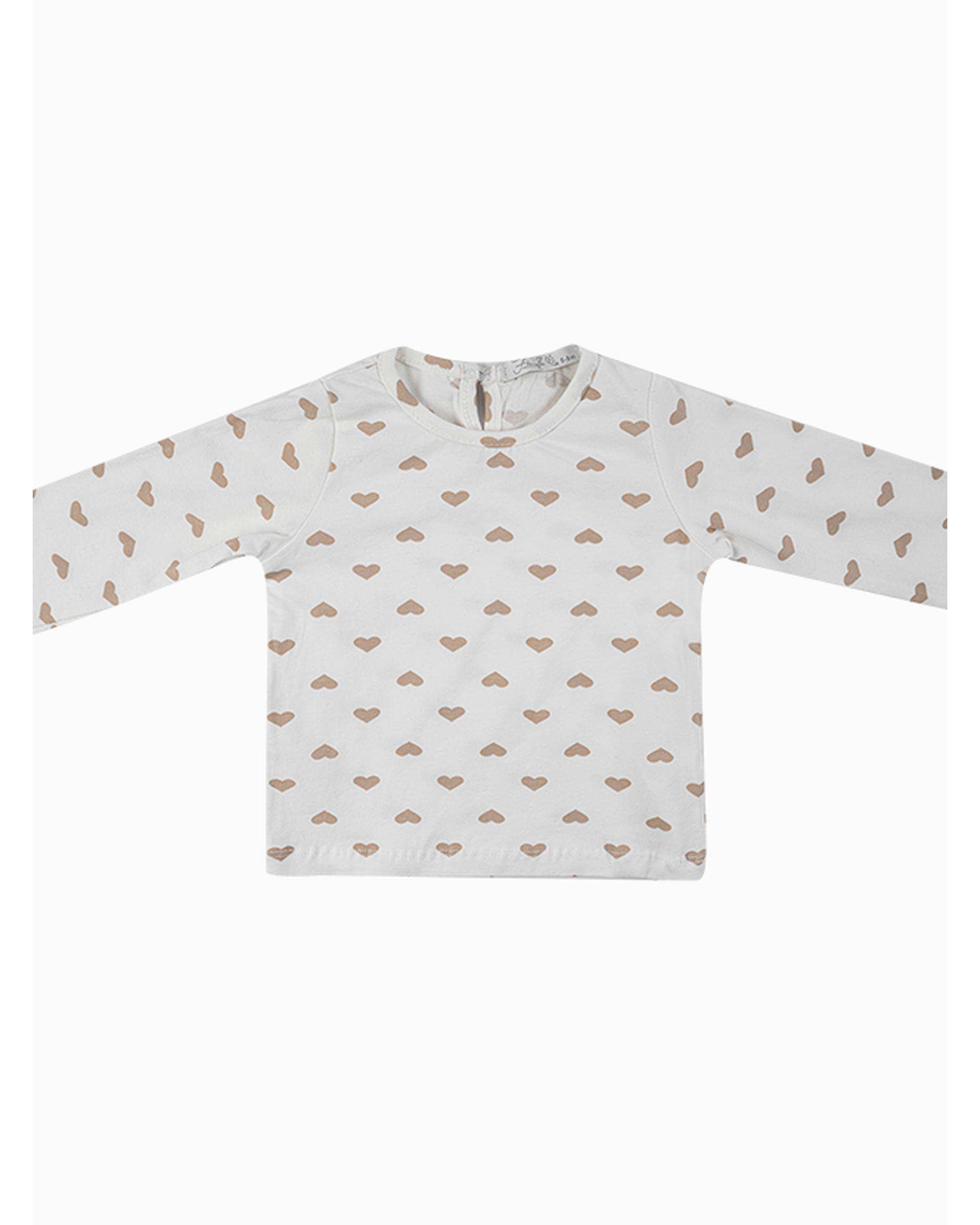 ست سه تکه لباس دخترانه نوزادی استخوانی فیورلا Fiorella مدل خرگوش و خانه کد 25523