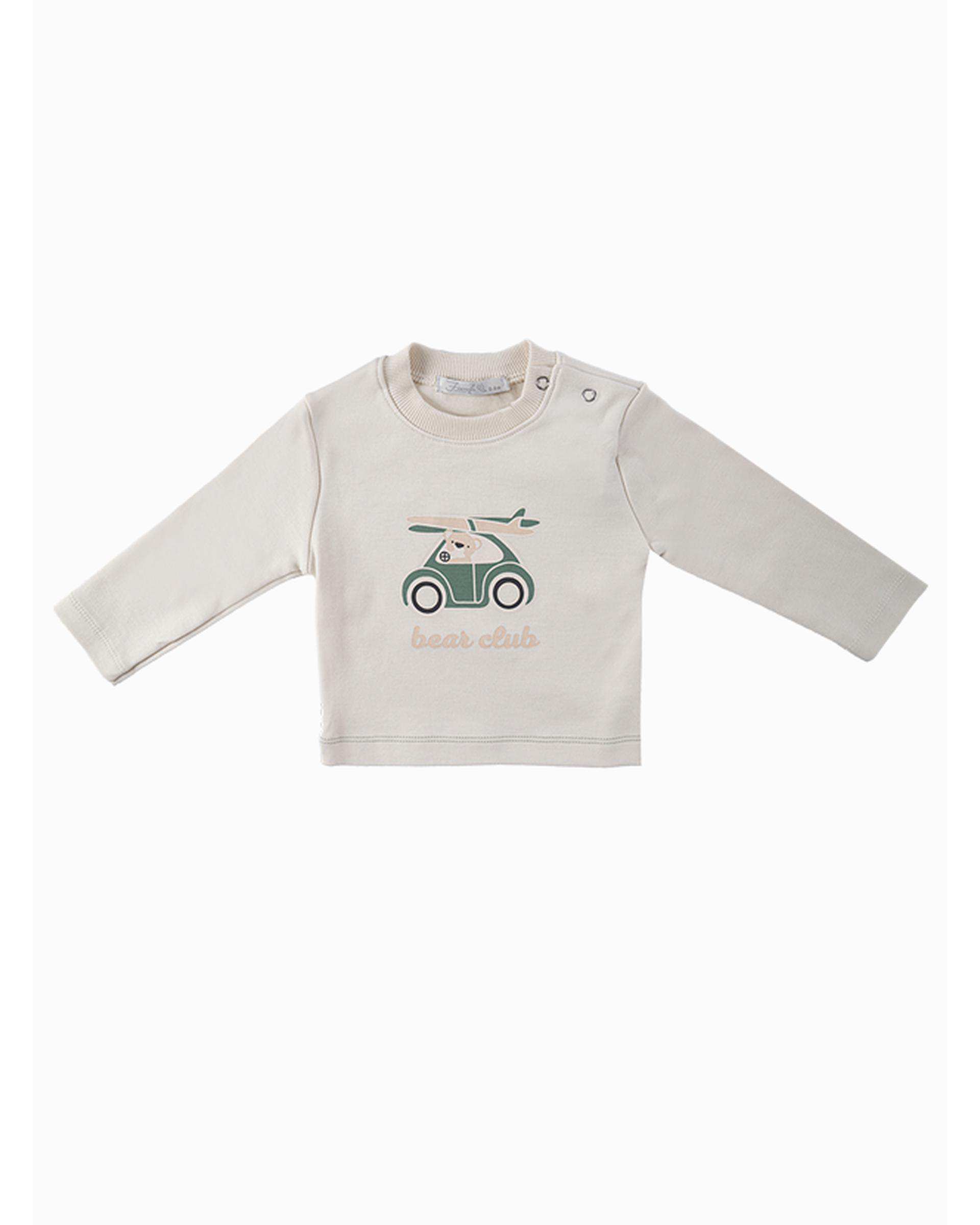 ست سه تکه لباس پسرانه نوزادی فیورلا Fiorella مدل کلاب خرس کوچولو کد 25540