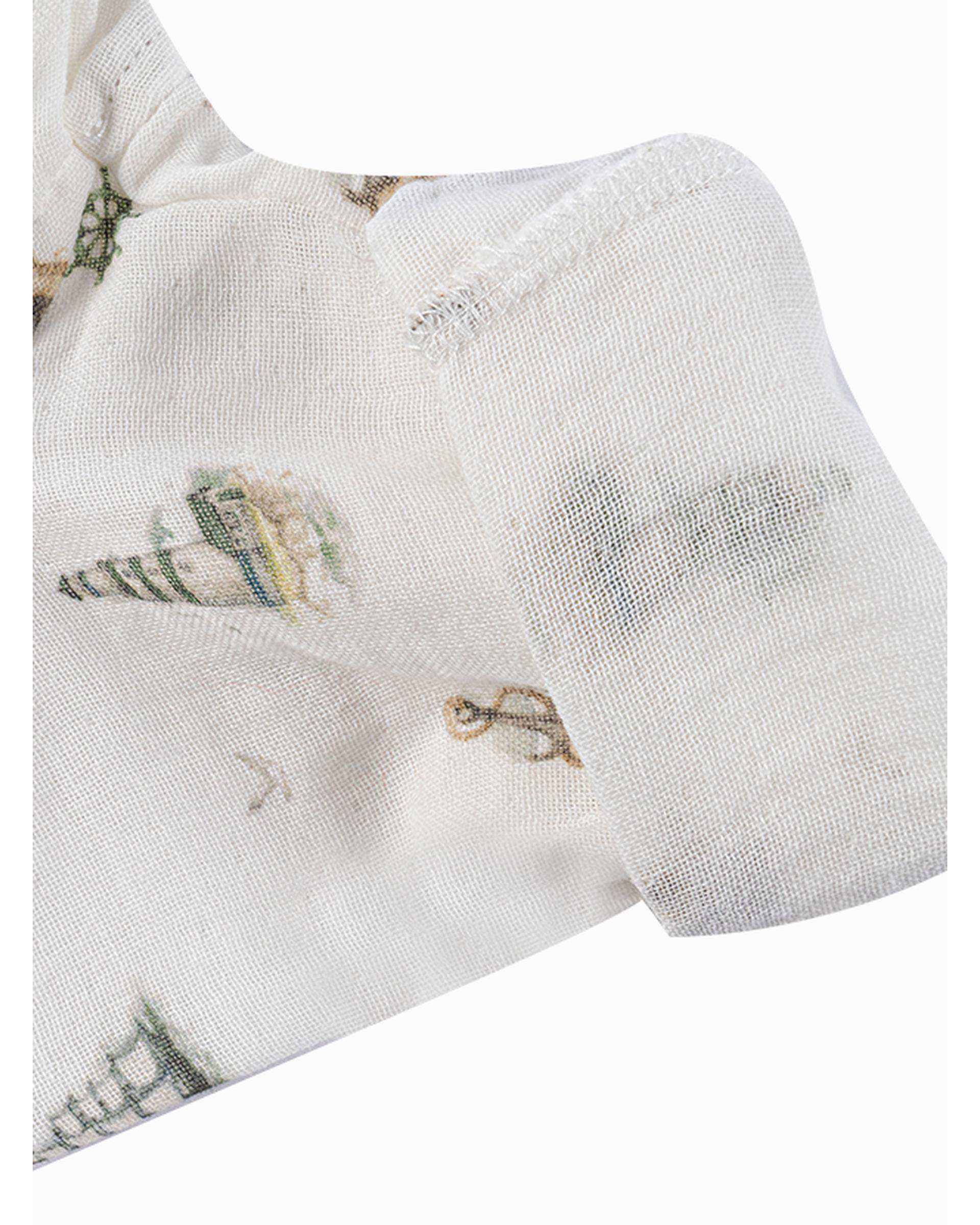 ست شومیز و شلوار پسرانه نوزادی سبز فیورلا Fiorella مدل کشتی کد 25548