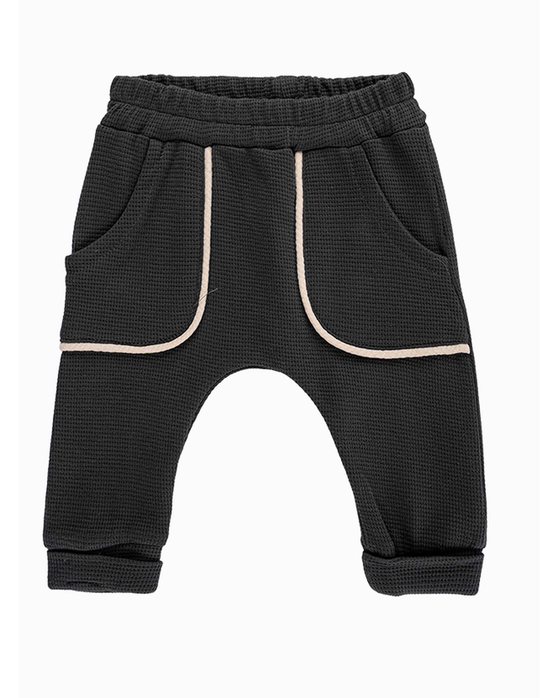 ست لباس پسرانه نوزادی خاکستری فیورلا Fiorella مدل شیر کد 25549