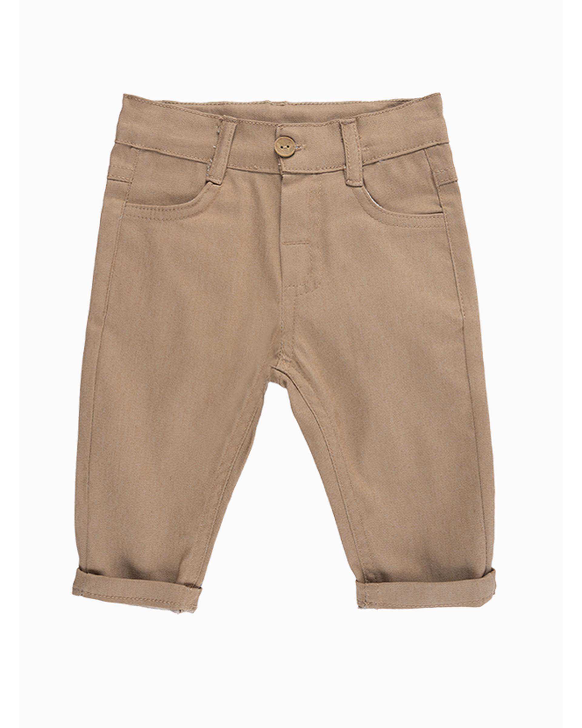 ست شومیز و شلوار پسرانه نوزادی کرم فیورلا Fiorella مدل آرش کد 25551