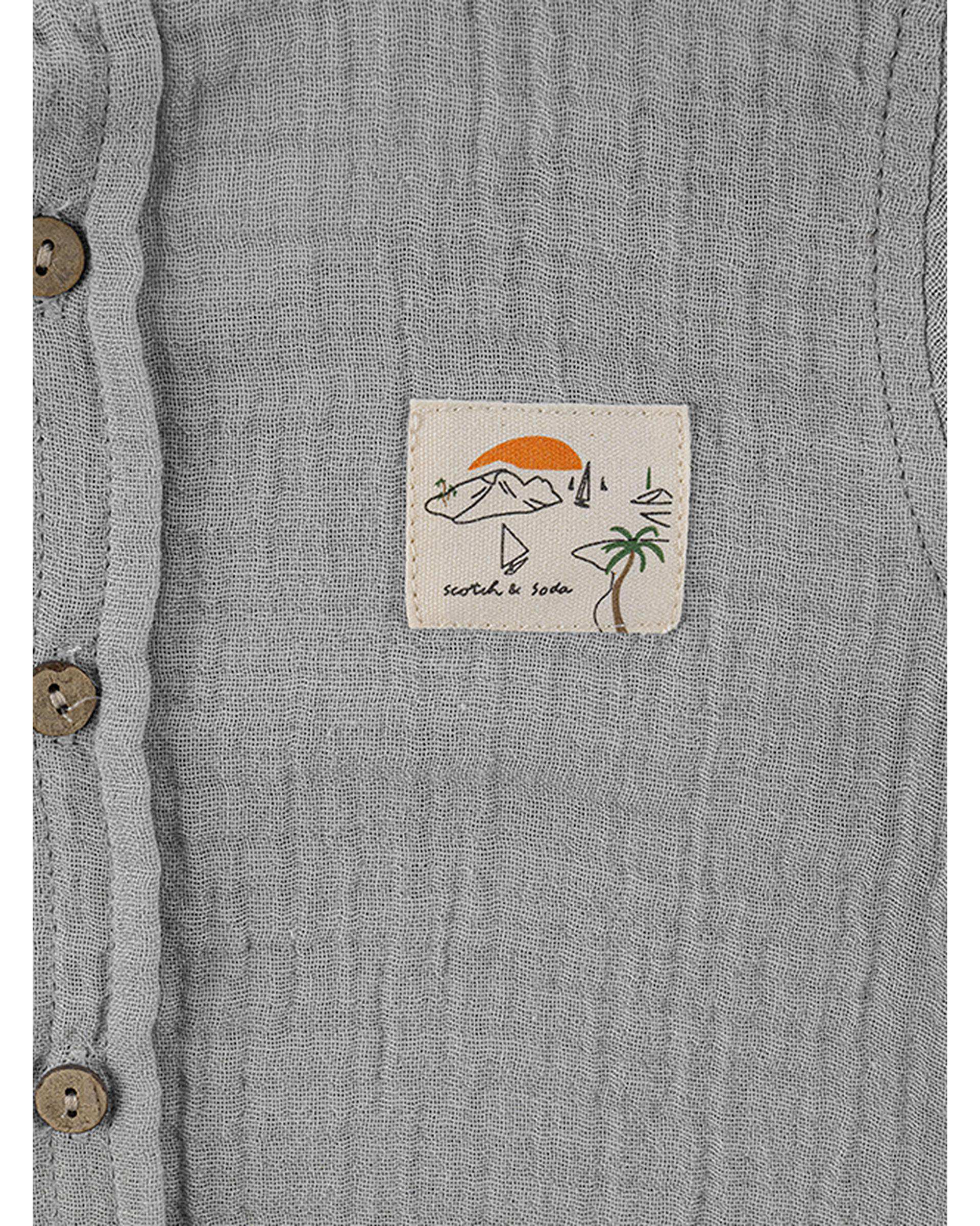 ست شومیز و شلوار پسرانه نوزادی آبی فیورلا Fiorella مدل جنگل کد 25554