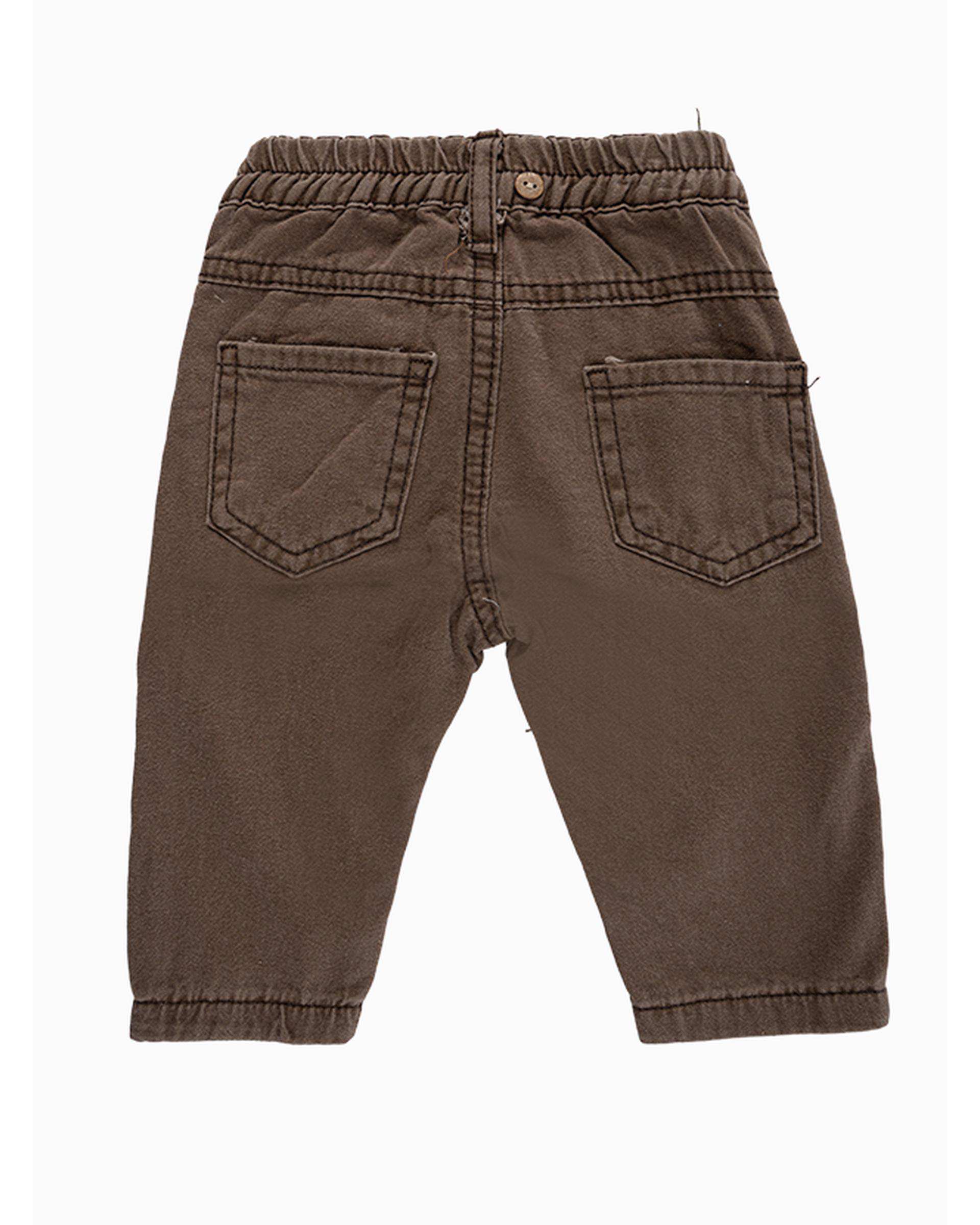 ست شومیز و شلوار پسرانه نوزادی آبی فیورلا Fiorella مدل جنگل کد 25554