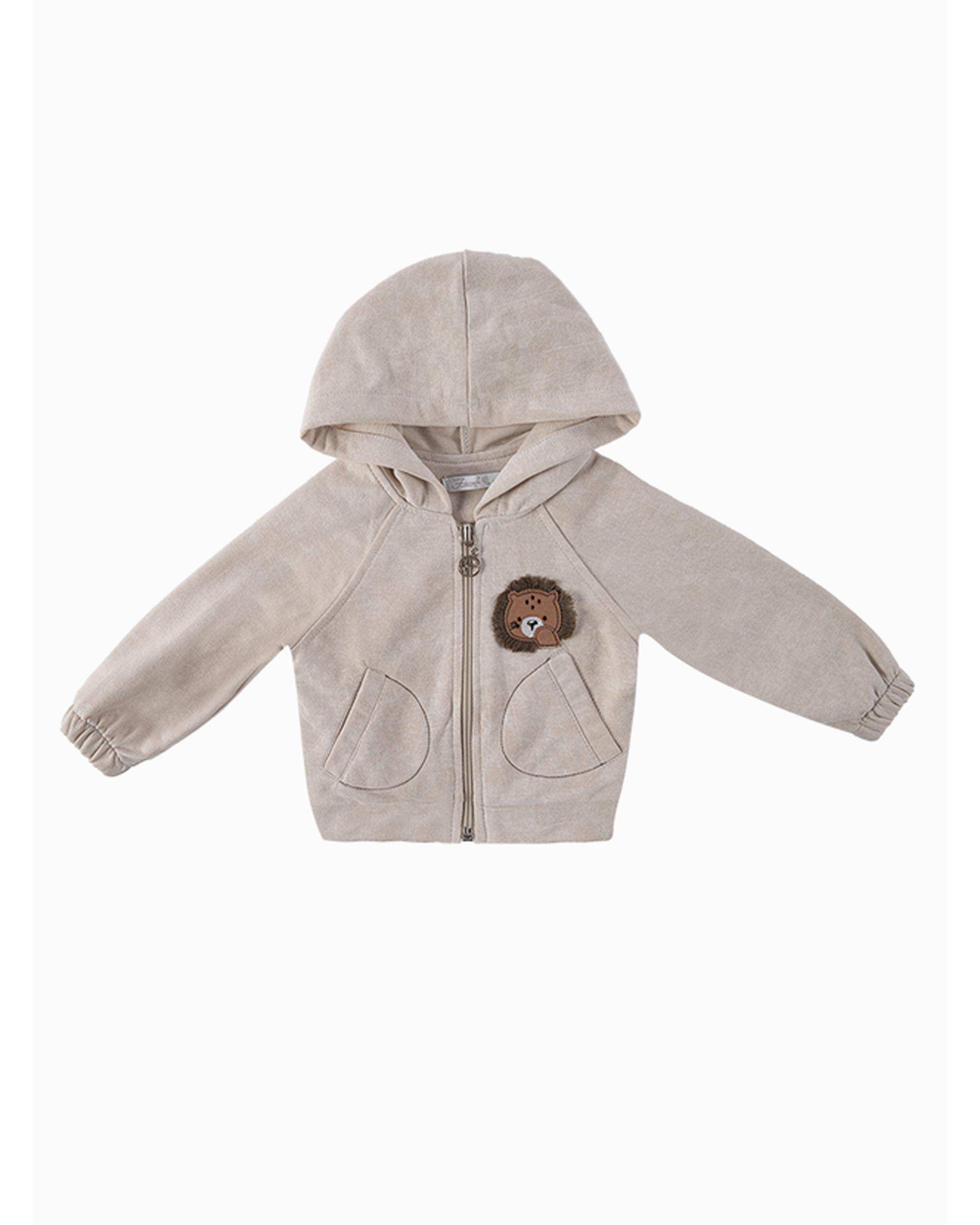 ست سه تکه لباس پسرانه نوزادی فیورلا Fiorella مدل شیر یالدار کد 25556