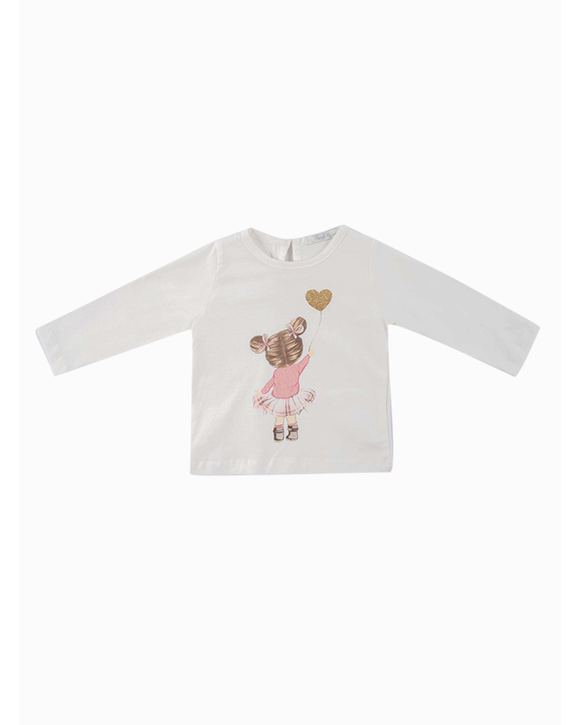 ست سه تکه لباس دخترانه نوزادی صورتی فیورلا Fiorella مدل دخترک کد 25558