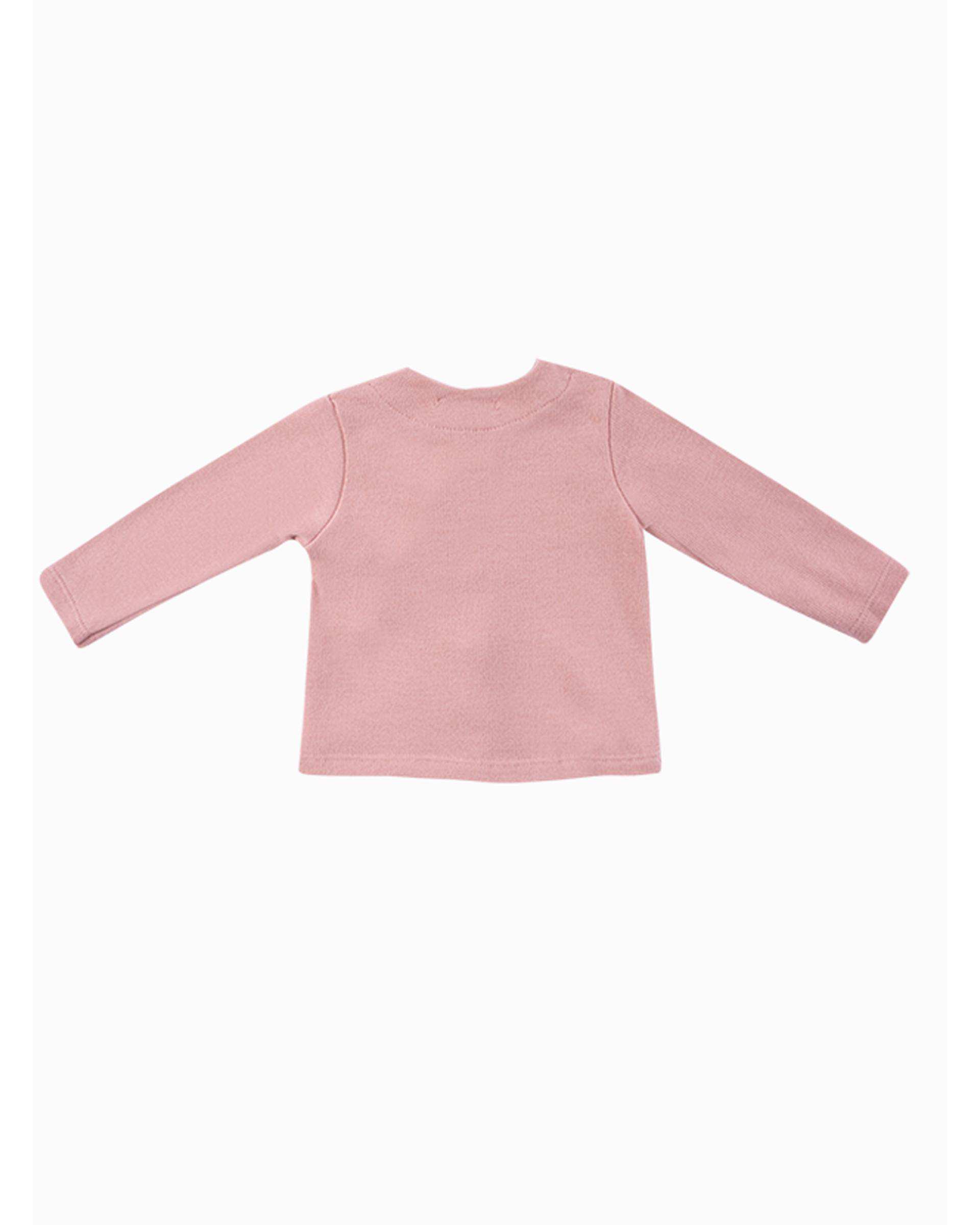 ست سه تکه لباس دخترانه نوزادی صورتی فیورلا Fiorella مدل دخترک کد 25558