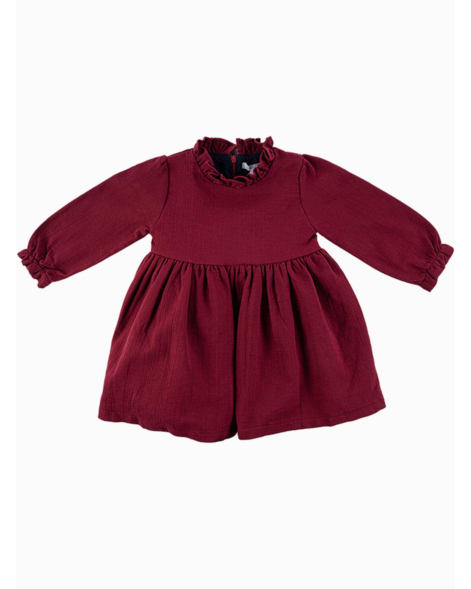 ست جلیقه و پیراهن دخترانه فیورلا Fiorella مدل گلناز کد 35503