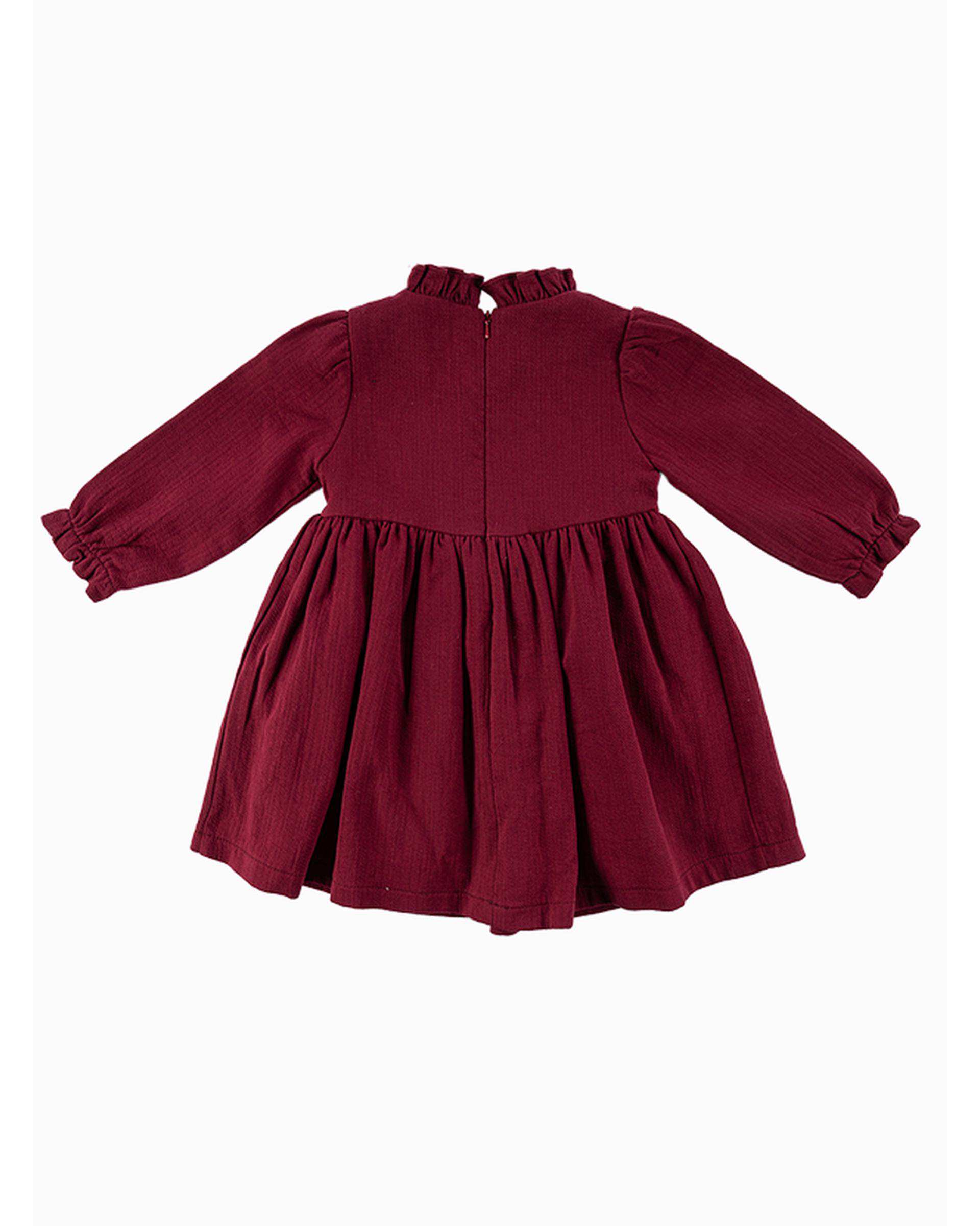 ست جلیقه و پیراهن دخترانه فیورلا Fiorella مدل گلناز کد 35503