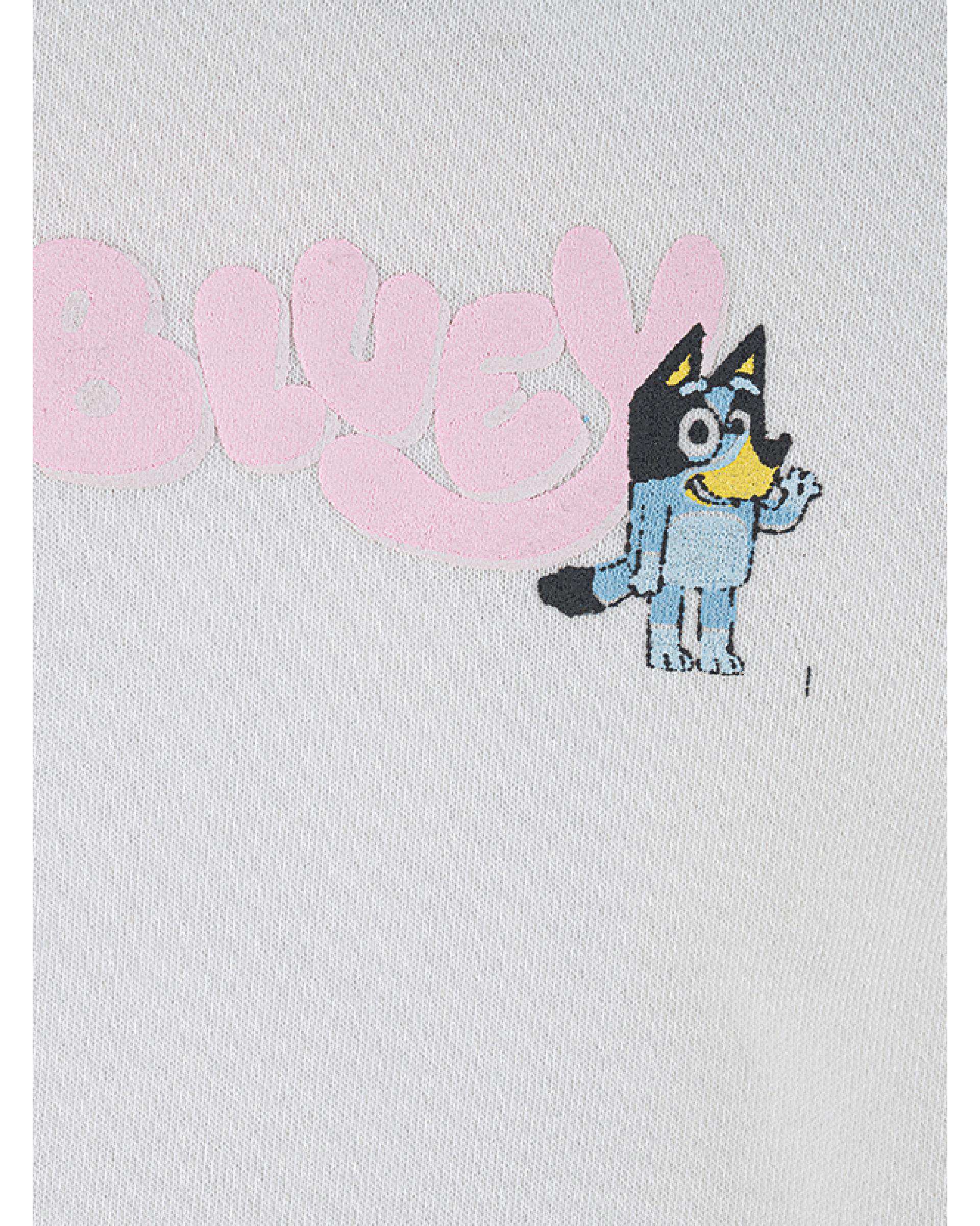 ست بلوز و شلوار دخترانه استخوانی صورتی فیورلا Fiorella مدل بلوئی و دوستان 2 کد 35517